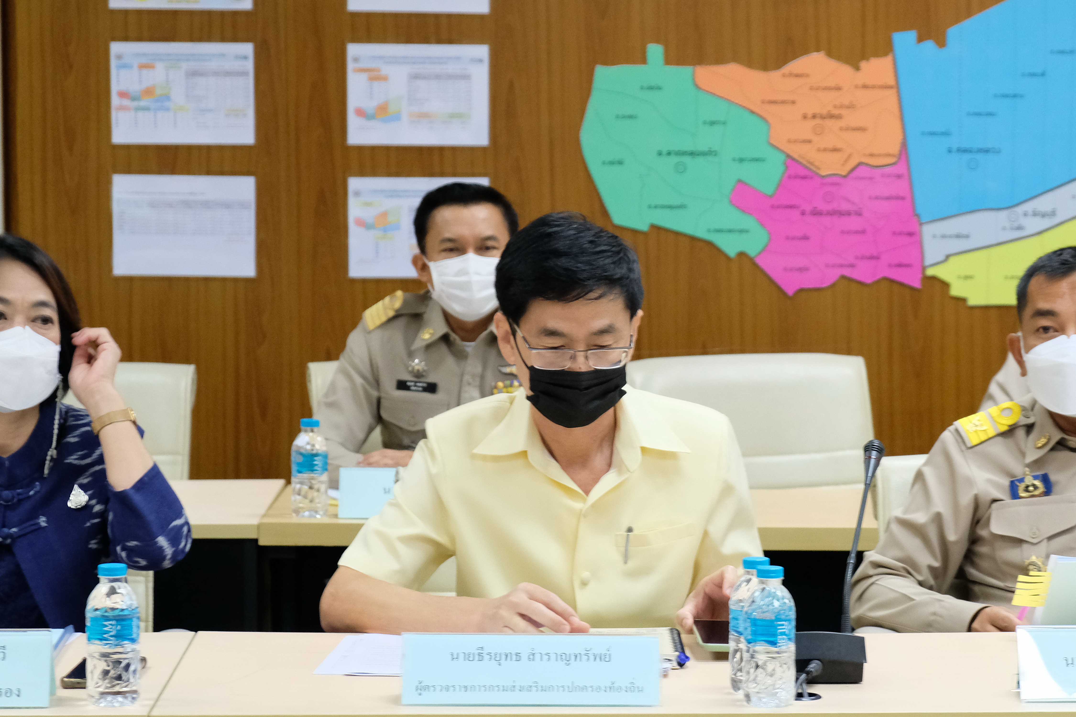 พช.ปทุมธานี “นายธนิศร์ วงศ์ปิยะสถิตย์ ผู้ตรวจราชการกระทรวงมหาดไทยพร้อมคณะฯ ลงพื้นที่จังหวัดปทุมธานี ติดตามการดำเนินงานตามประเด็นตรวจราชการกระทรวงมหาดไทย ประจำเดือนมีนาคม ๒๕๖๖”