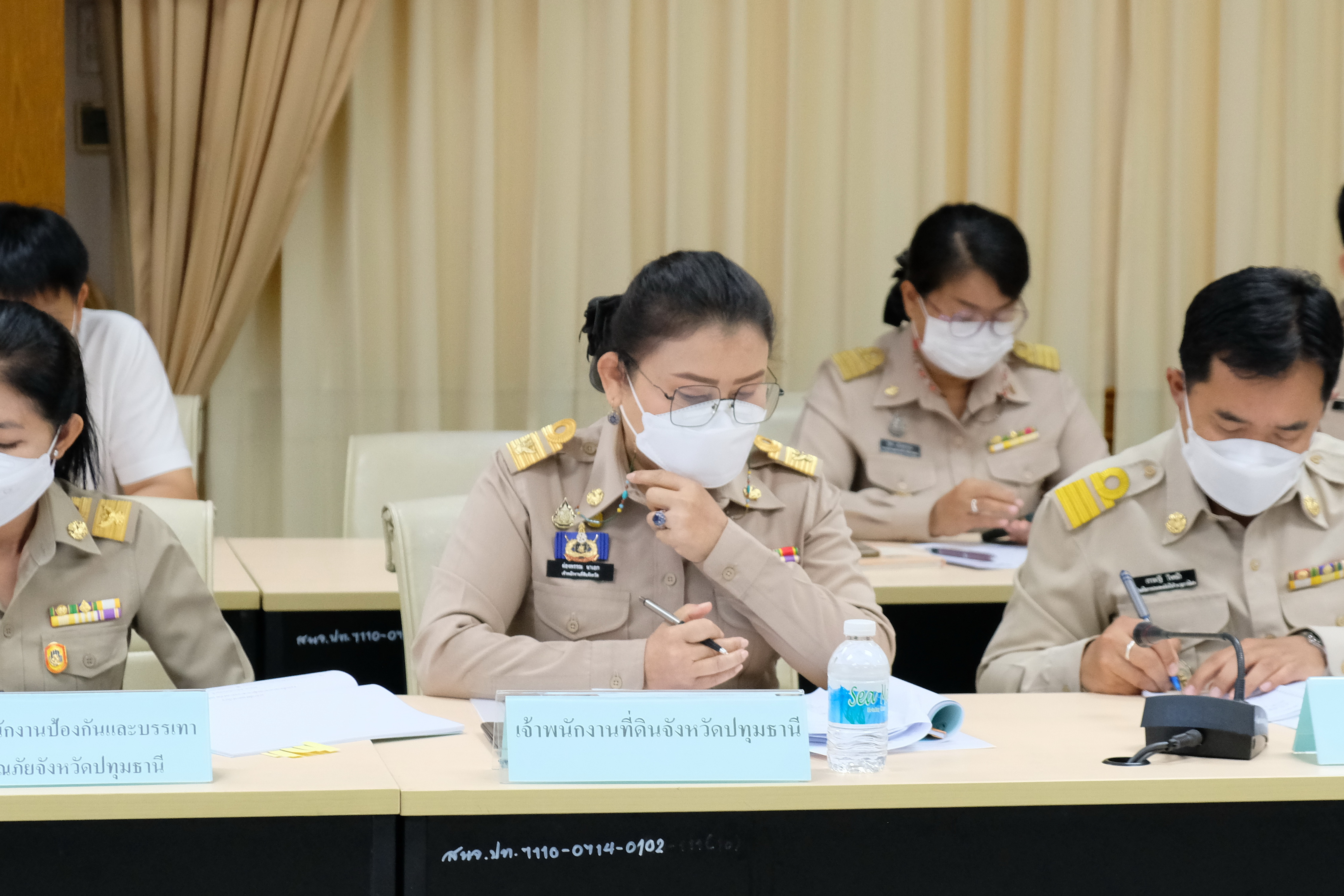 พช.ปทุมธานี “นายธนิศร์ วงศ์ปิยะสถิตย์ ผู้ตรวจราชการกระทรวงมหาดไทยพร้อมคณะฯ ลงพื้นที่จังหวัดปทุมธานี ติดตามการดำเนินงานตามประเด็นตรวจราชการกระทรวงมหาดไทย ประจำเดือนมีนาคม ๒๕๖๖”