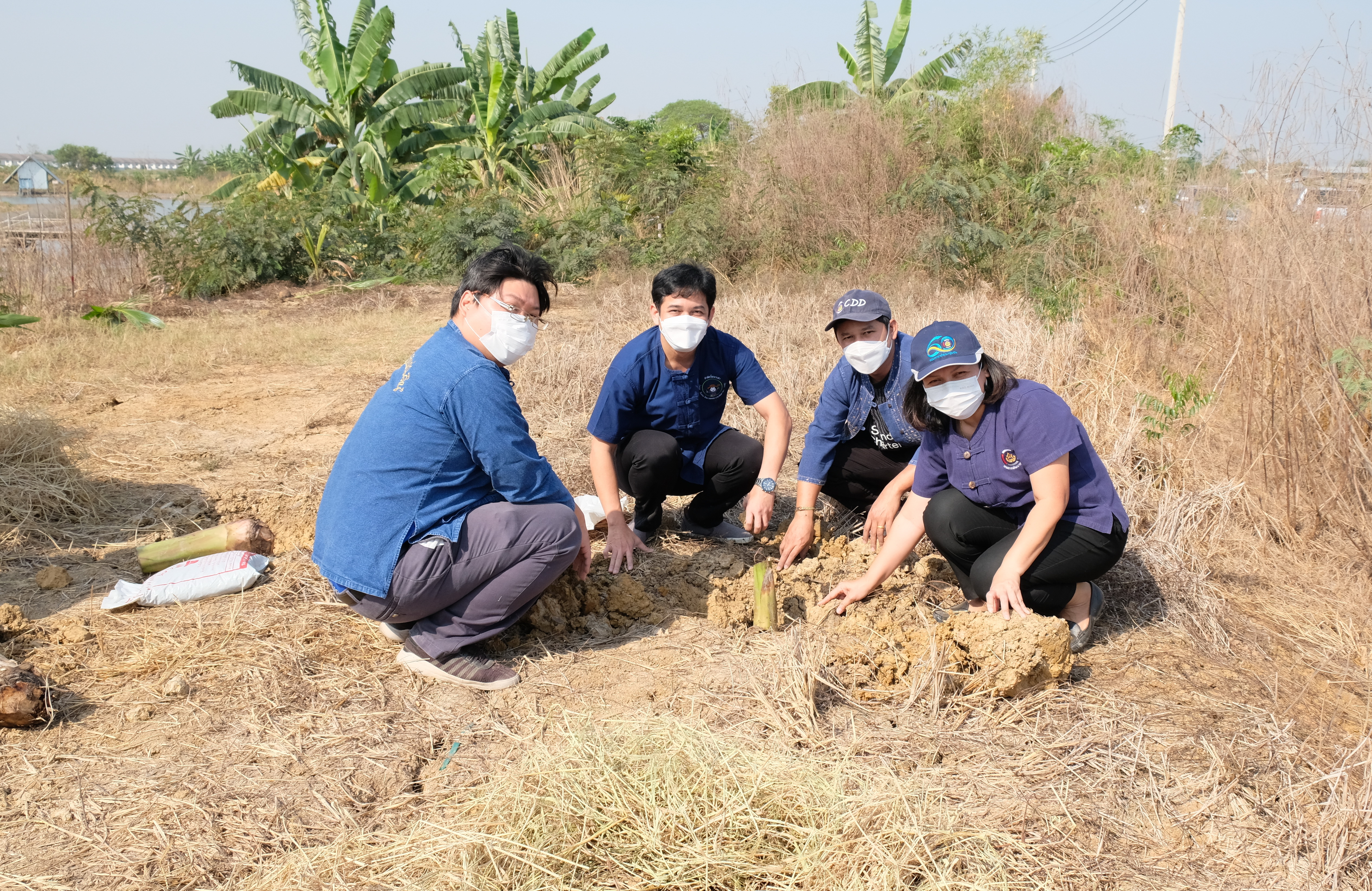 พช.ปทุมธานี “สำนักงานงานพัฒนาชุมชนจังหวัดปทุมธานี ร่วมกับโยธาธิการและผังเมืองปทุมธานี ,ท้องถิ่นจังหวัดปทุมธานี ,สำนักงานที่ดินจังหวัดปทุมธานี สาขาลำลูกกา และสำนักงานป้องกันและบรรเทาสาธารณภัยจังหวัดปทุมธานี ดำเนินกิจกรรมปลูกต้นไม้ในพื้นที่โคก หนอง นา สัปปายะและรมณียสถาน สถานปฏิบัติธรรมสมเด็จพระสังฆราช (อมฺพรมหาเถร) อำเภอลำลูกกา จังหวัดปทุมธานี”