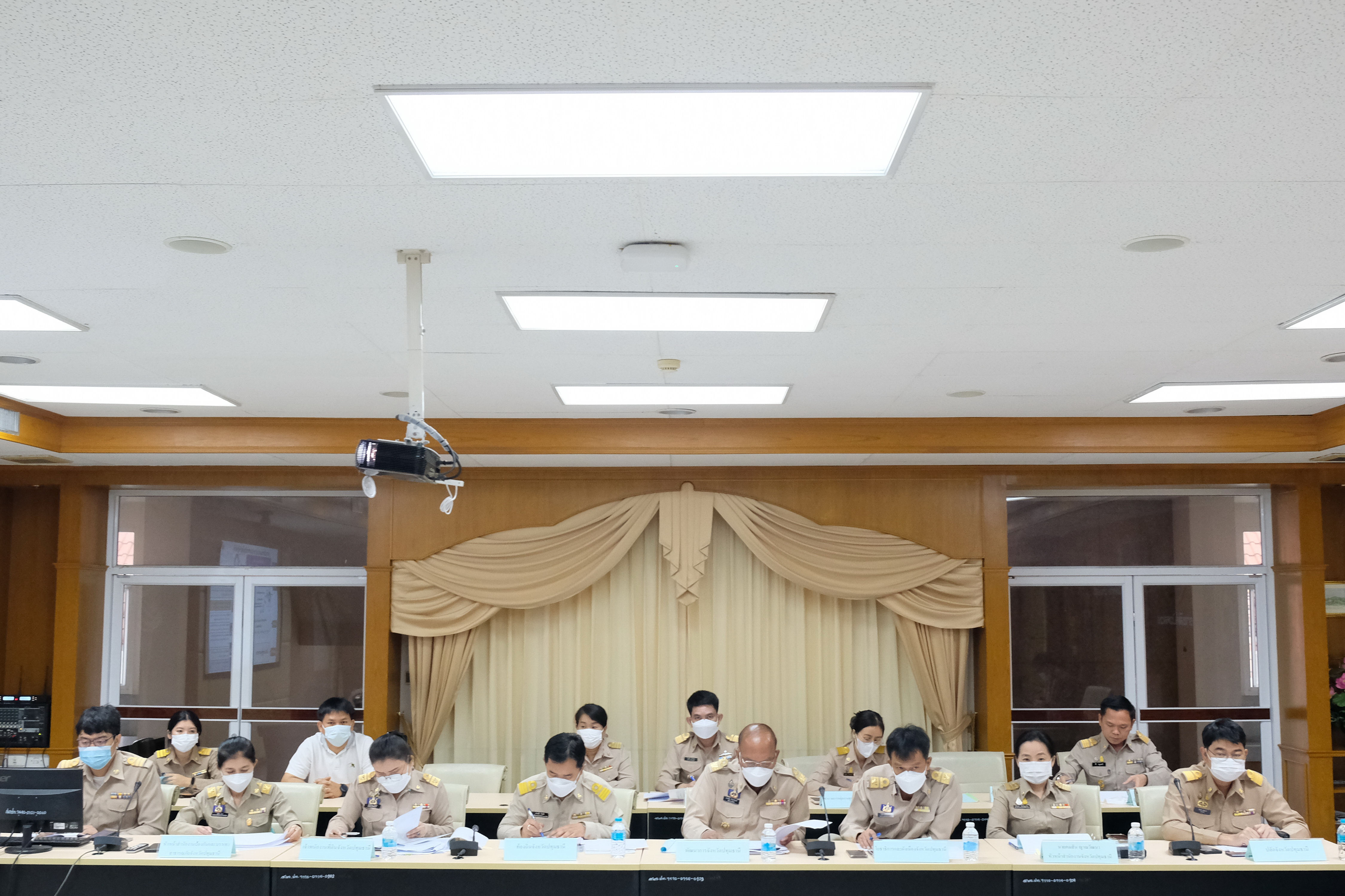 พช.ปทุมธานี “นายธนิศร์ วงศ์ปิยะสถิตย์ ผู้ตรวจราชการกระทรวงมหาดไทยพร้อมคณะฯ ลงพื้นที่จังหวัดปทุมธานี ติดตามการดำเนินงานตามประเด็นตรวจราชการกระทรวงมหาดไทย ประจำเดือนมีนาคม ๒๕๖๖”