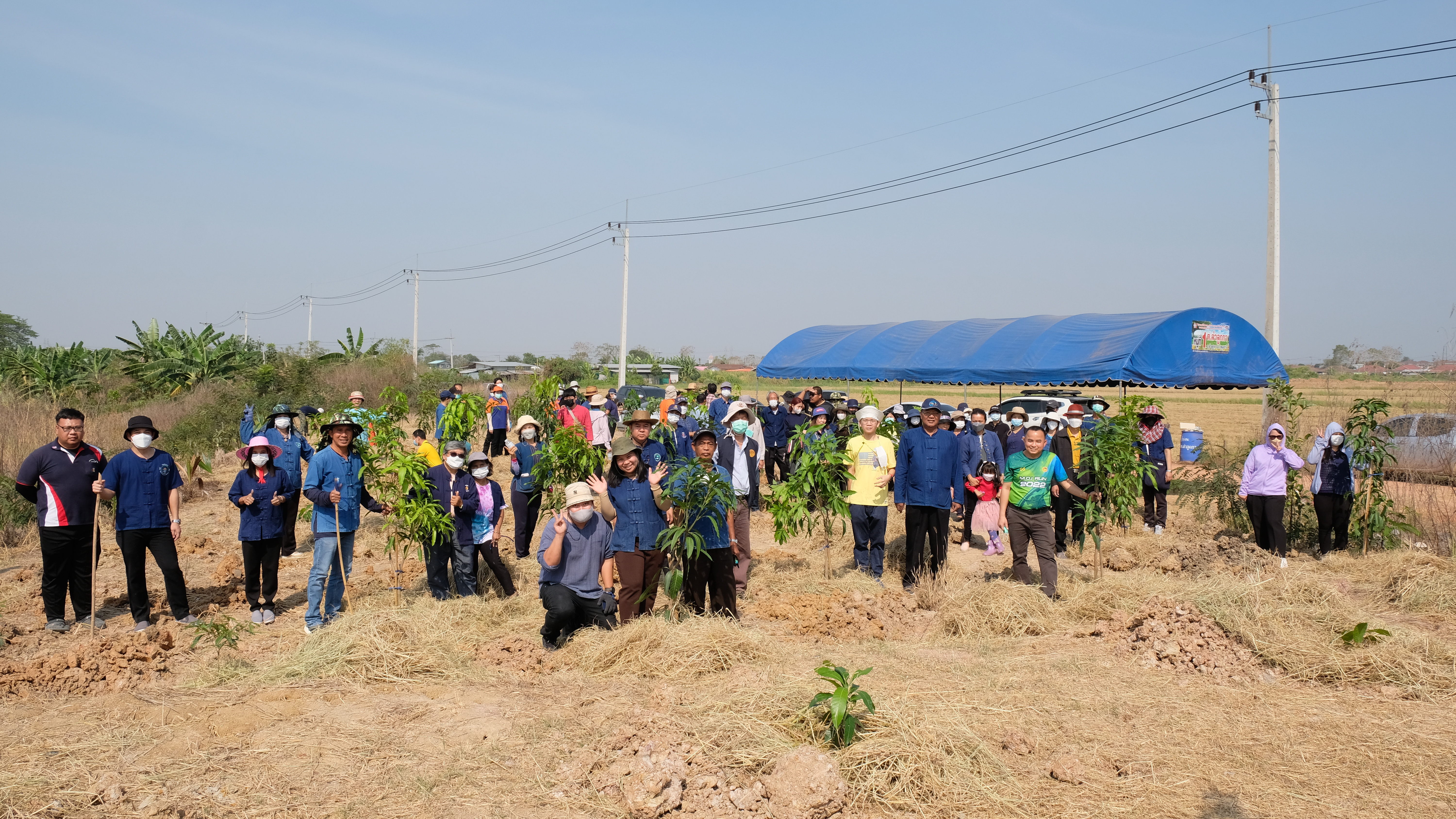 พช.ปทุมธานี “สำนักงานงานพัฒนาชุมชนจังหวัดปทุมธานี ร่วมกับโยธาธิการและผังเมืองปทุมธานี ,ท้องถิ่นจังหวัดปทุมธานี ,สำนักงานที่ดินจังหวัดปทุมธานี สาขาลำลูกกา และสำนักงานป้องกันและบรรเทาสาธารณภัยจังหวัดปทุมธานี ดำเนินกิจกรรมปลูกต้นไม้ในพื้นที่โคก หนอง นา สัปปายะและรมณียสถาน สถานปฏิบัติธรรมสมเด็จพระสังฆราช (อมฺพรมหาเถร) อำเภอลำลูกกา จังหวัดปทุมธานี”