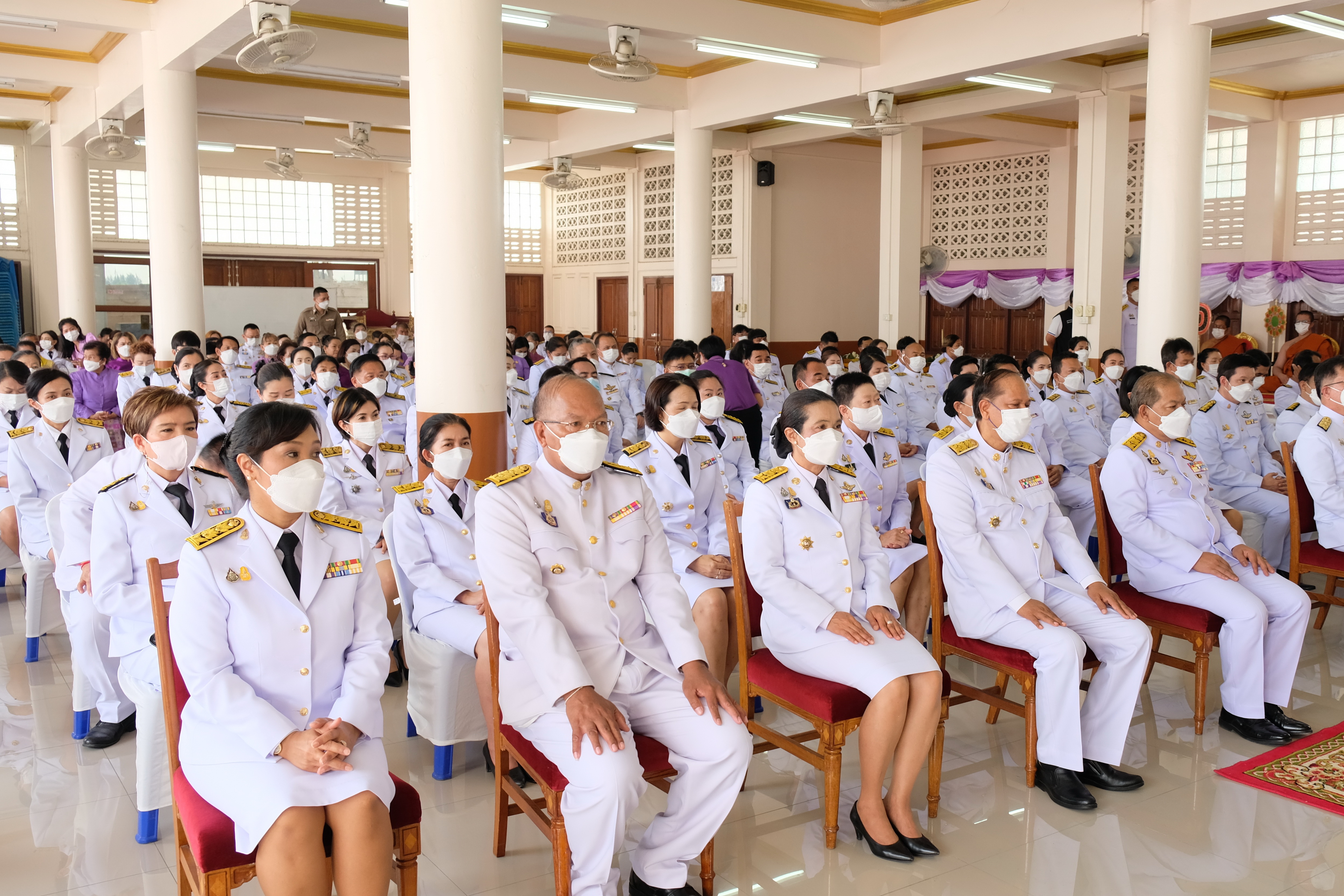 พช.ปทุมธานี “จังหวัดปทุมธานี จัดพิธีเจริญพระพุทธมนต์เฉลิมพระเกียรติสมเด็จพระกนิษฐาธิราชเจ้า กรมสมเด็จพระเทพรัตนราชสุดาฯ สยามบรมราชกุมารี และพิธีทอดผ้าป่าสมทบทุนกองทุนพัฒนาเด็กชนบท ในพระราชูปถัมภ์ฯ”