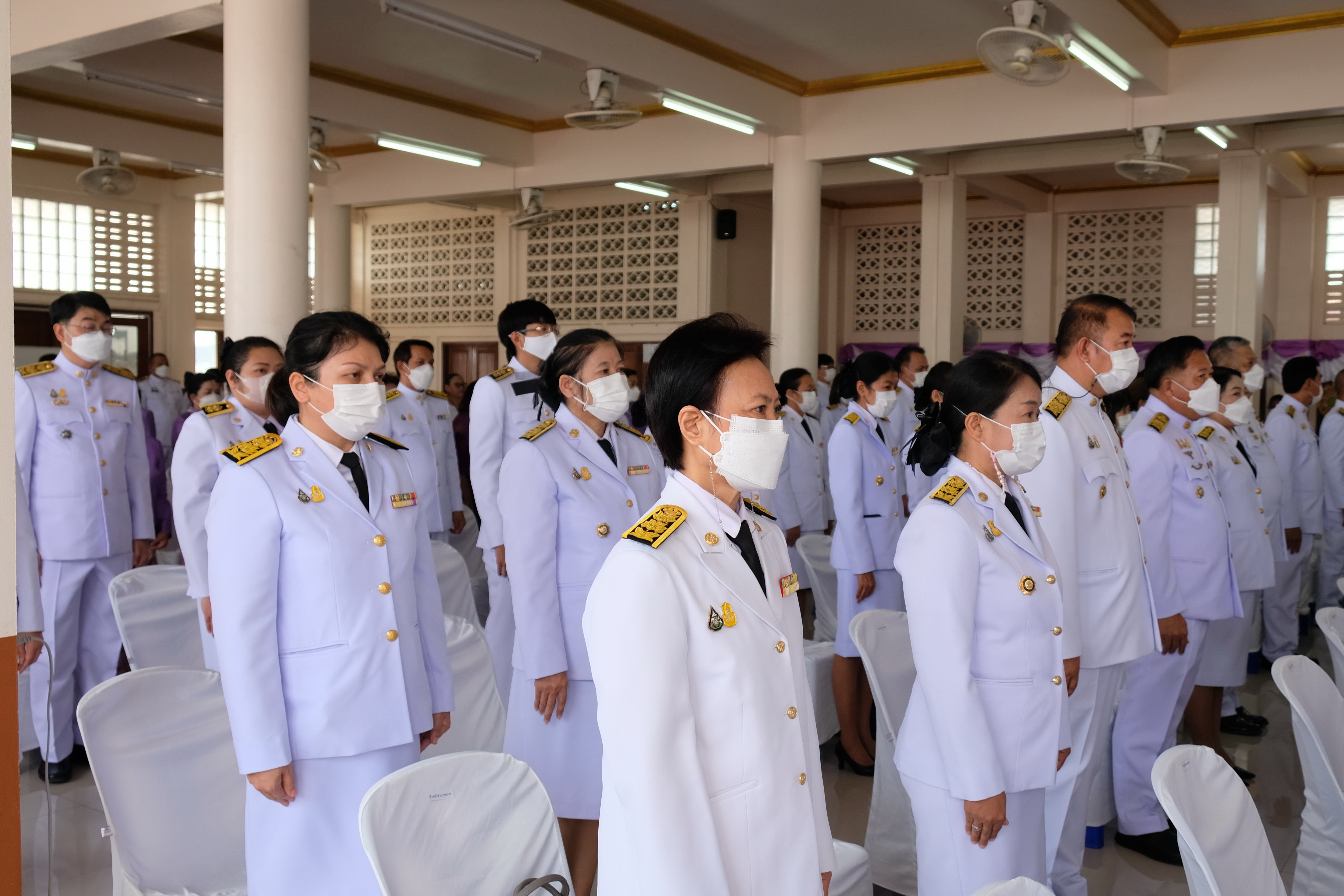 พช.ปทุมธานี “จังหวัดปทุมธานี จัดพิธีเจริญพระพุทธมนต์เฉลิมพระเกียรติสมเด็จพระกนิษฐาธิราชเจ้า กรมสมเด็จพระเทพรัตนราชสุดาฯ สยามบรมราชกุมารี และพิธีทอดผ้าป่าสมทบทุนกองทุนพัฒนาเด็กชนบท ในพระราชูปถัมภ์ฯ”