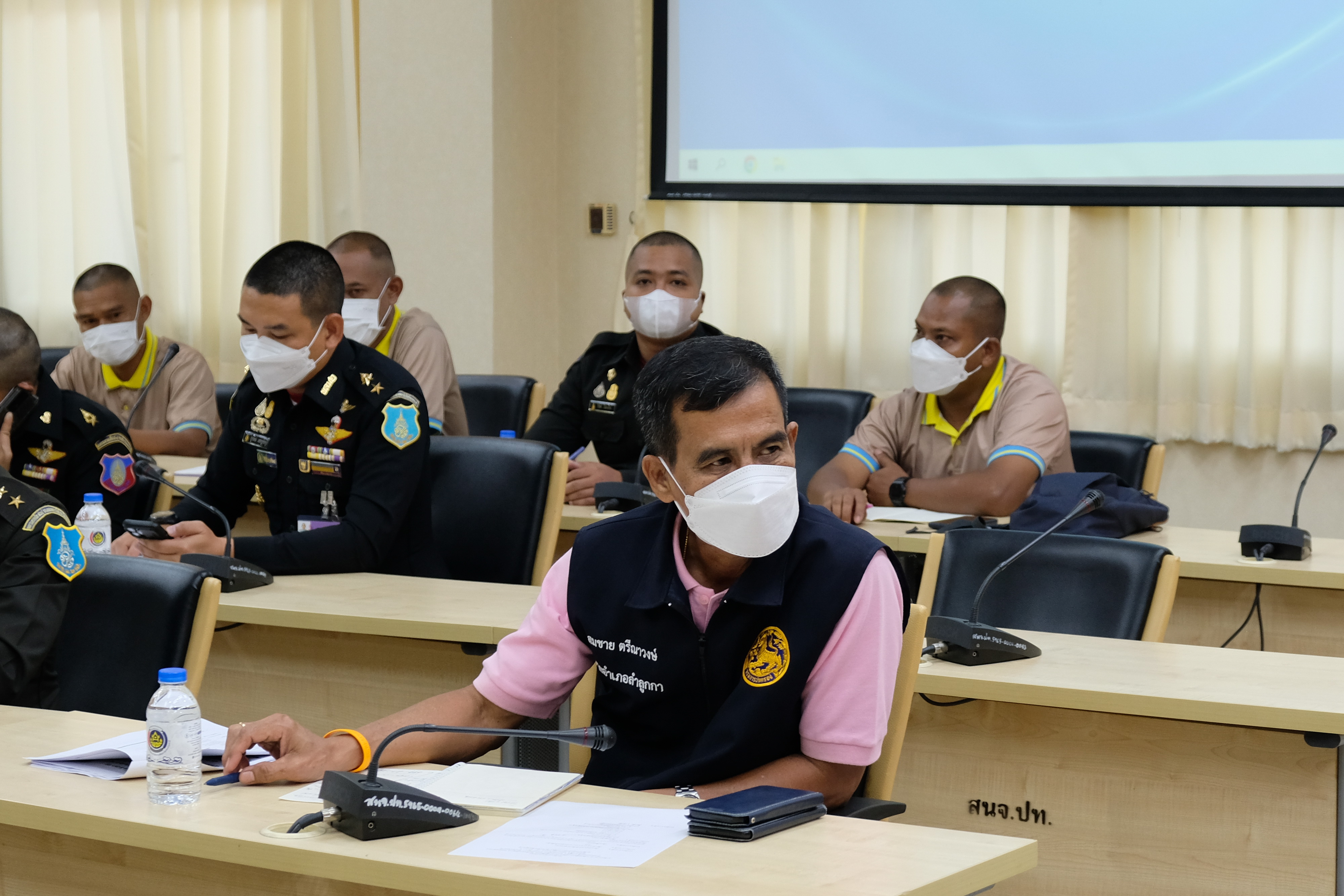 พช.ปทุมธานี “ร่วมประชุมหารือวางแนวทางการขับเคลื่อนการพัฒนาสถานปฏิบัติธรรม สมเด็จพระสังฆราช (อมฺพรมหาเถร)”