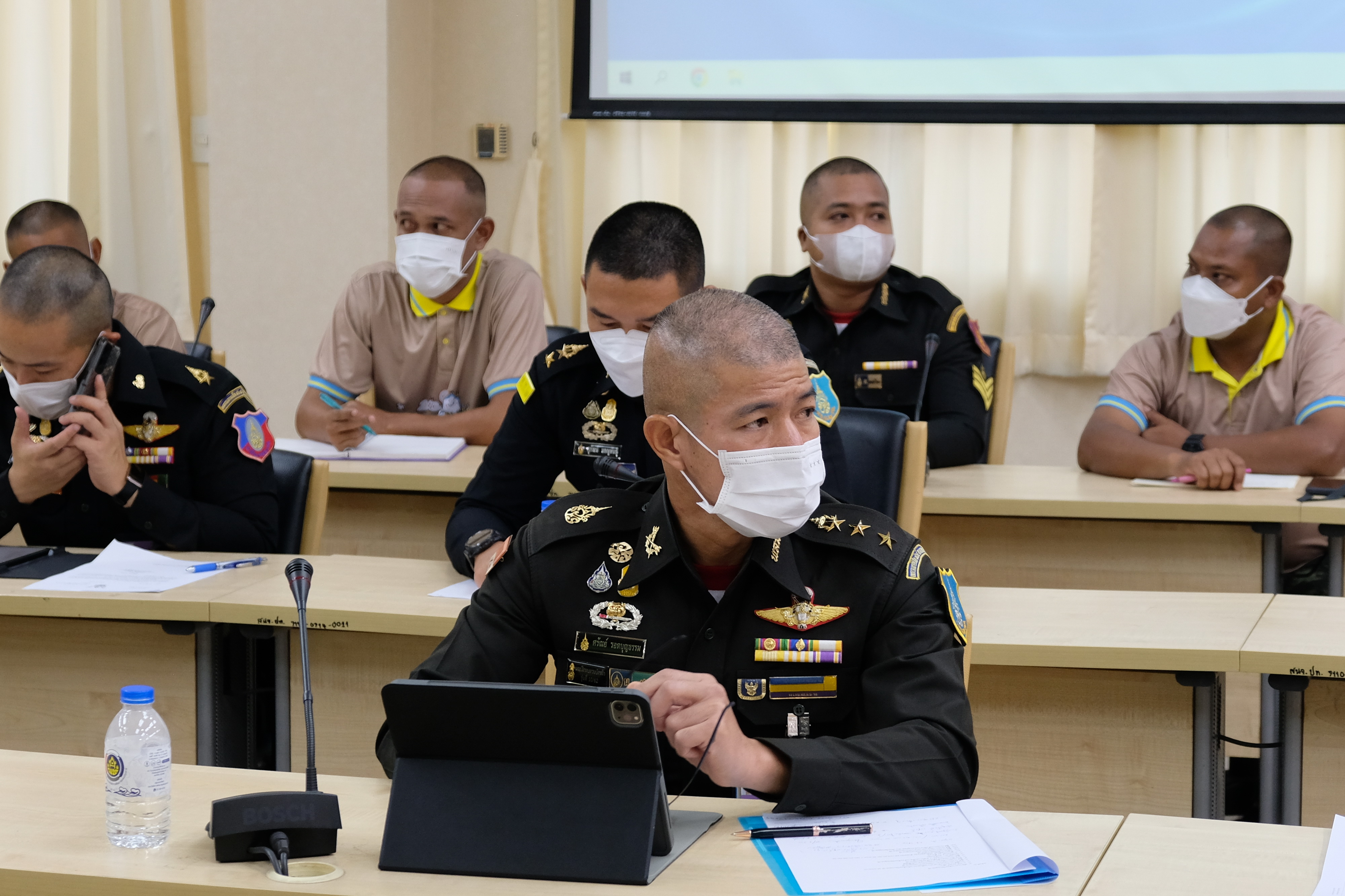 พช.ปทุมธานี “ร่วมประชุมหารือวางแนวทางการขับเคลื่อนการพัฒนาสถานปฏิบัติธรรม สมเด็จพระสังฆราช (อมฺพรมหาเถร)”