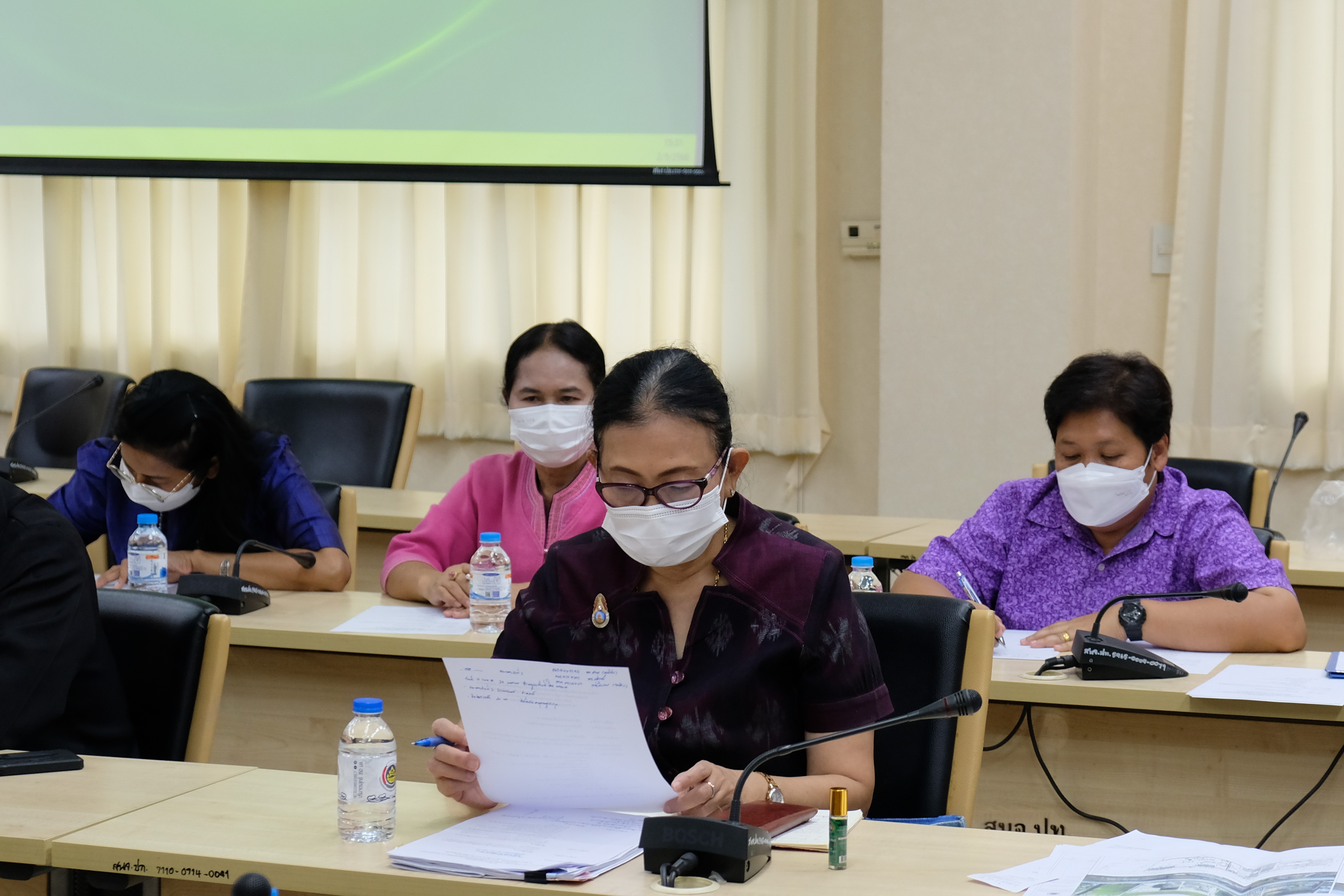 พช.ปทุมธานี “ร่วมประชุมหารือวางแนวทางการขับเคลื่อนการพัฒนาสถานปฏิบัติธรรม สมเด็จพระสังฆราช (อมฺพรมหาเถร)”