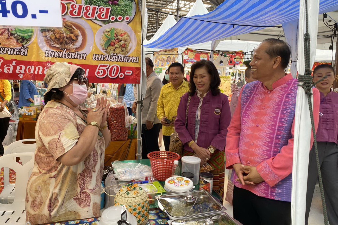 พช.ปทุมธานี “รองผู้ว่าฯ ปทุมธานี เป็นประธานพิธีเปิดงาน มหกรรม OTOP ปทุมธานีสานสัมพันธ์พระนครศรีอยุธยา”