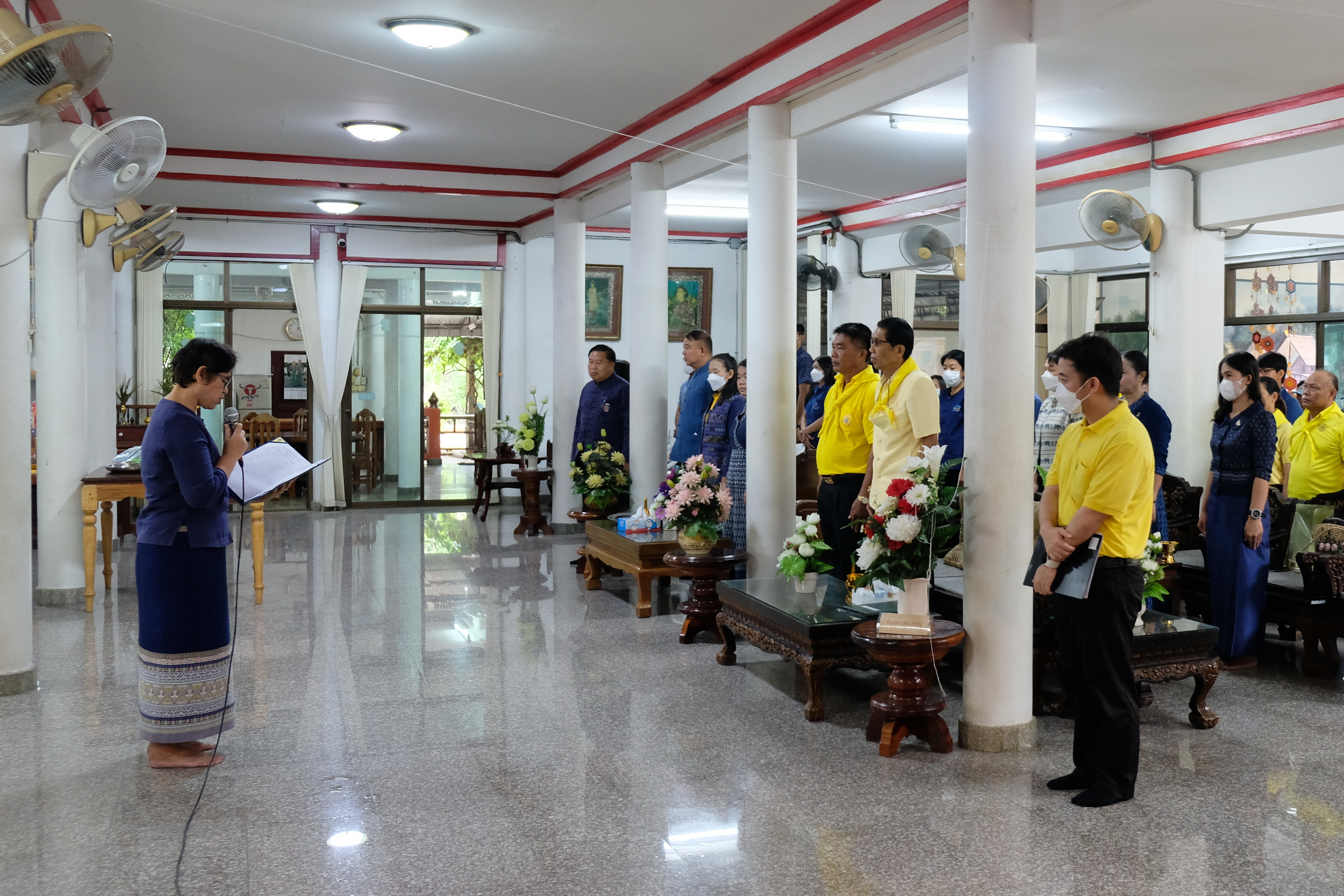 พช.ปทุมธานี “จัดกิจกรรมวันคล้ายวันก่อตั้งกรมการพัฒนาชุมชน ครบรอบ ๖๑ ปี”