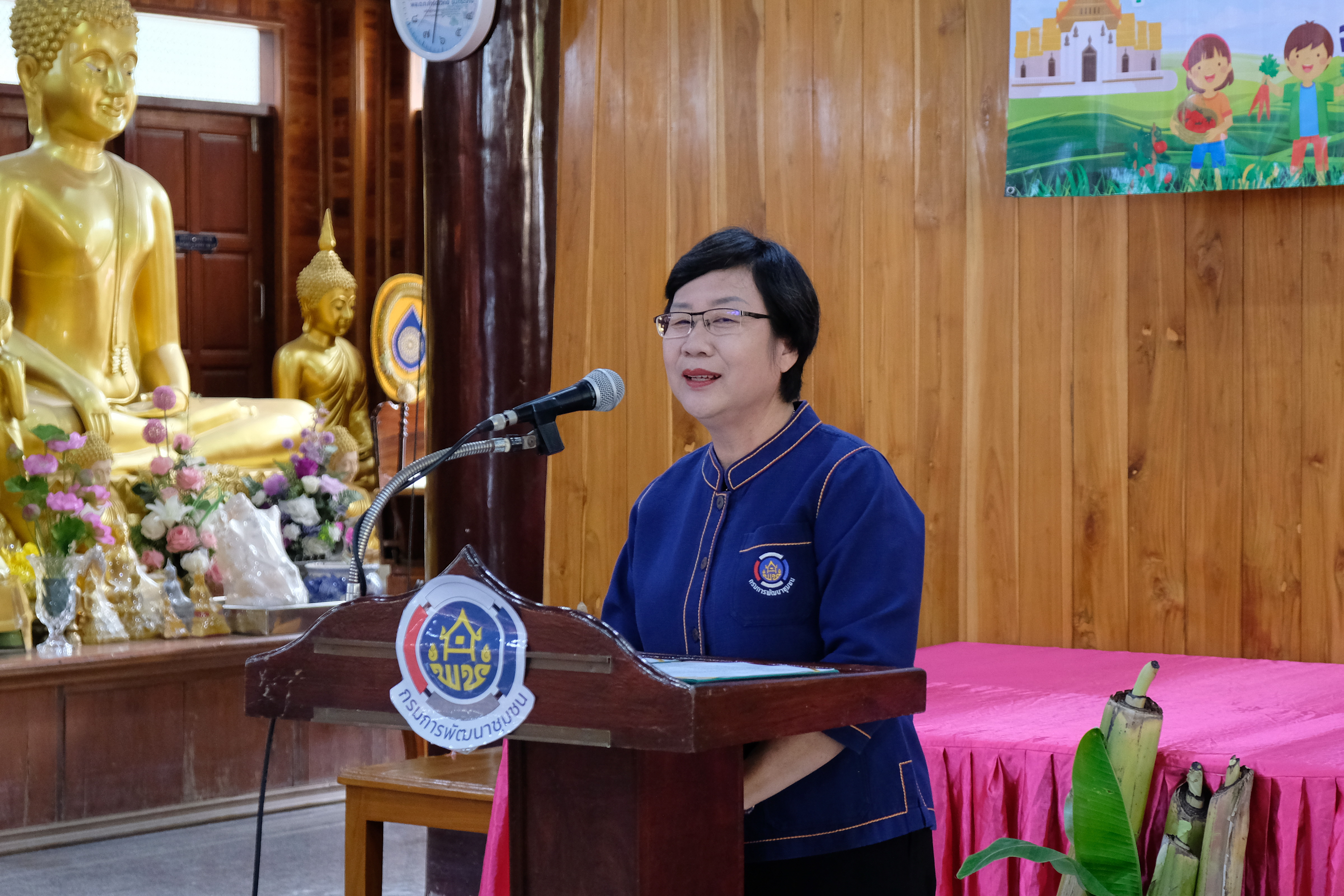 พช.ปทุมธานี “ผู้ตรวจฯ ทัศนีย์ ชัยคุณแสง เป็นประธานเปิดกิจกรรมปลูกผักสวนครัวเพื่อสร้างความมั่นคงทางอาหารในศาสนสถาน สร้างแหล่งเรียนรู้ในการปลูกผักสวนครัวอย่างยั่งยืน”