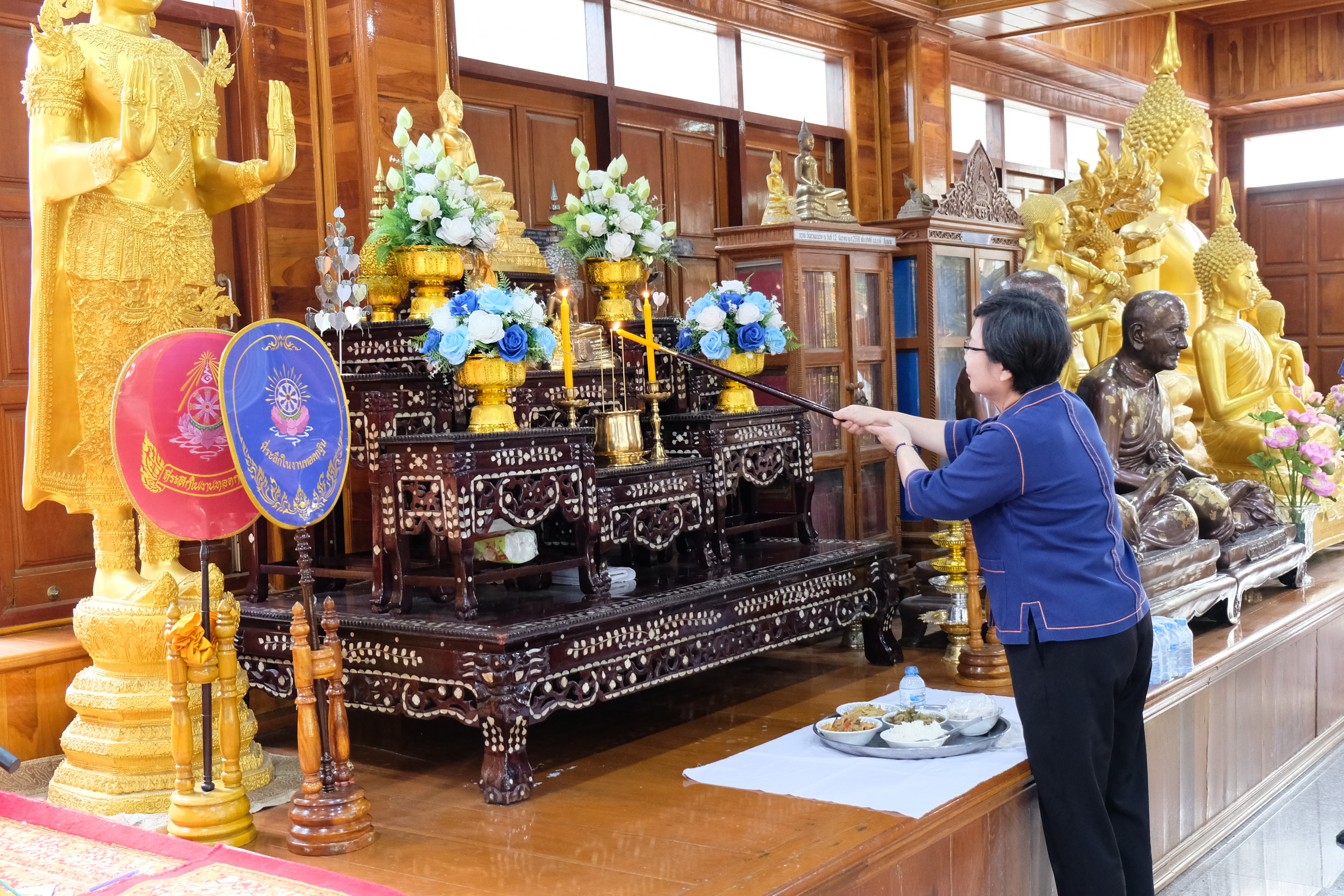 พช.ปทุมธานี “ผู้ตรวจฯ ทัศนีย์ ชัยคุณแสง เป็นประธานเปิดกิจกรรมปลูกผักสวนครัวเพื่อสร้างความมั่นคงทางอาหารในศาสนสถาน สร้างแหล่งเรียนรู้ในการปลูกผักสวนครัวอย่างยั่งยืน”