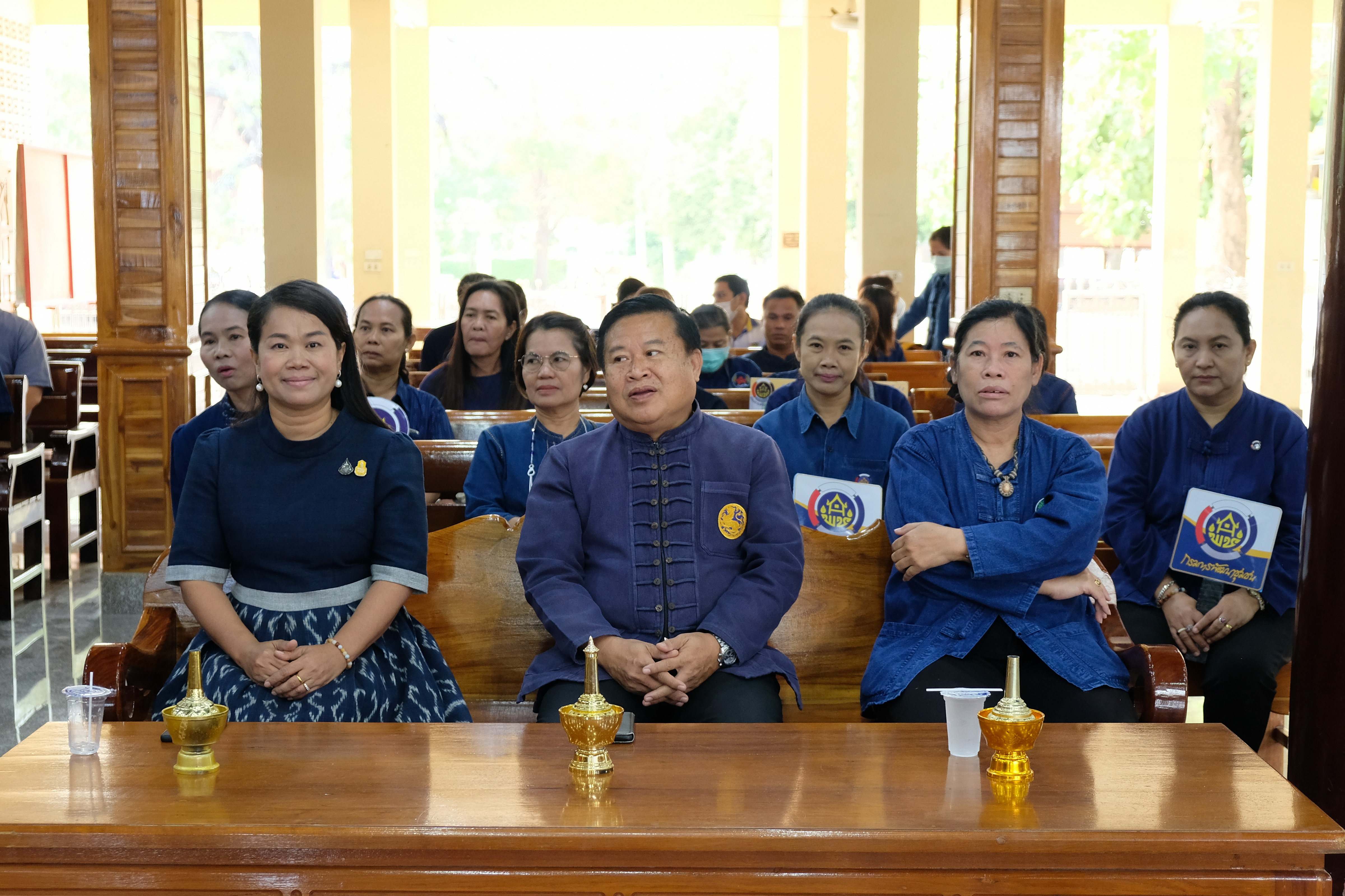 พช.ปทุมธานี “ผู้ตรวจฯ ทัศนีย์ ชัยคุณแสง เป็นประธานเปิดกิจกรรมปลูกผักสวนครัวเพื่อสร้างความมั่นคงทางอาหารในศาสนสถาน สร้างแหล่งเรียนรู้ในการปลูกผักสวนครัวอย่างยั่งยืน”