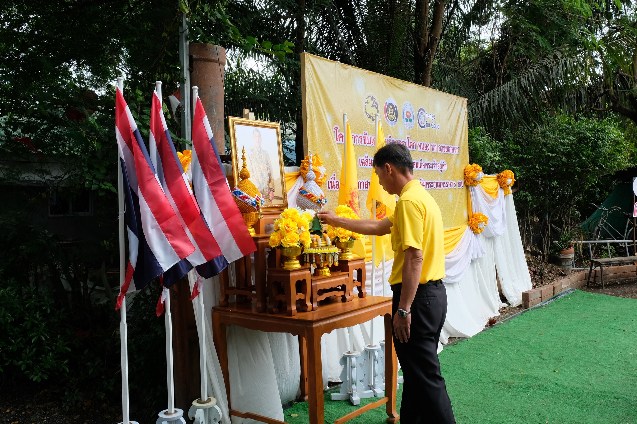 จังหวัดปทุมธานี “เปิดโครงการโคก หนอง นา อารยเกษตร เฉลิมพระเกียรติพระบาทสมเด็จพระเจ้าอยู่หัว เนื่องในโอกาสพระราชพิธีมหามงคลเฉลิมพระชนมพรรษา ๖ รอบ ๒๘ กรกฎาคม ๒๕๖๗”
