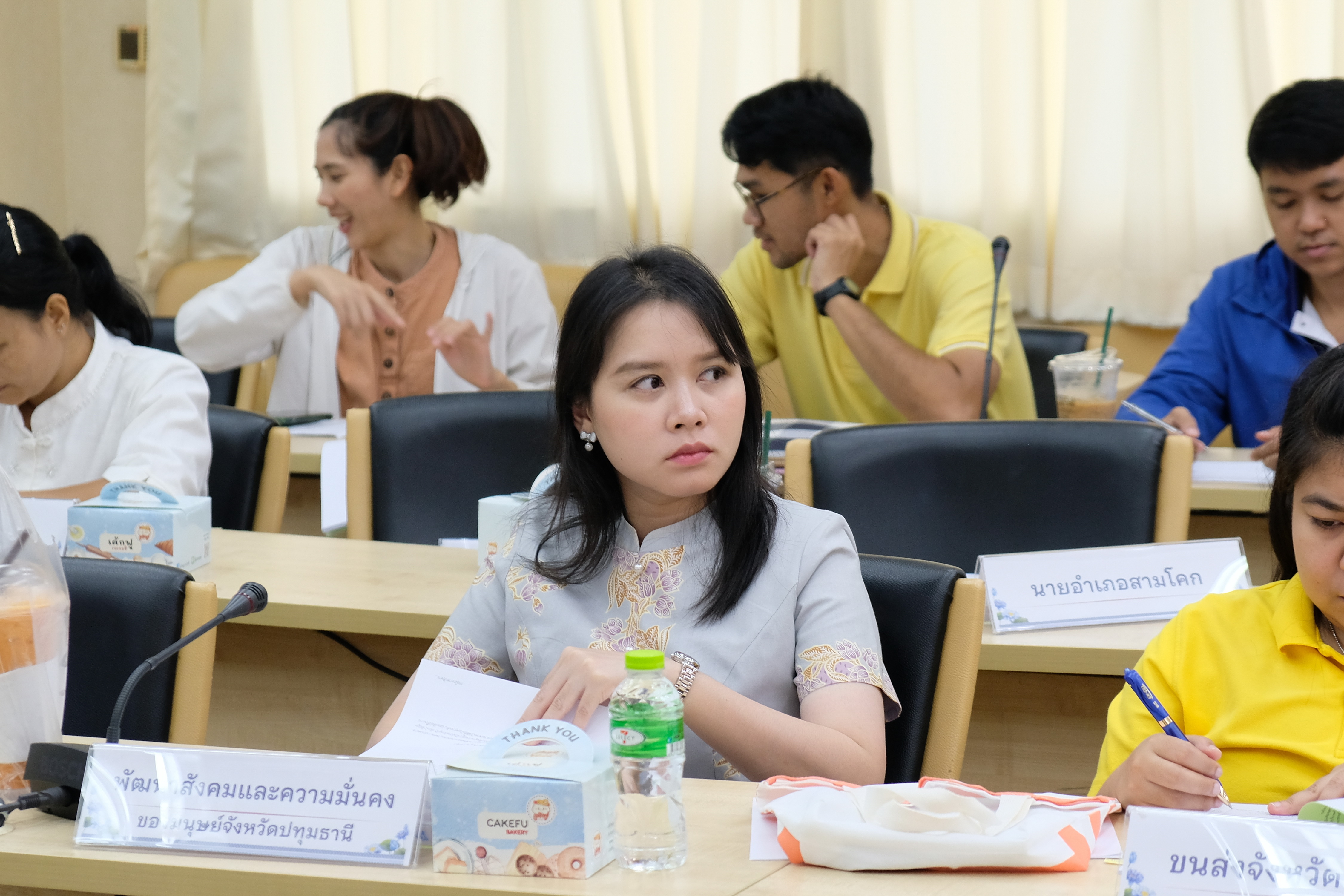 พช.ปทุมธานี “นำเสนอผลการจัดเก็บข้อมูลความจำเป็นพื้นฐาน (จปฐ.) ระดับจังหวัด ประจำปี ๒๕๖๗”