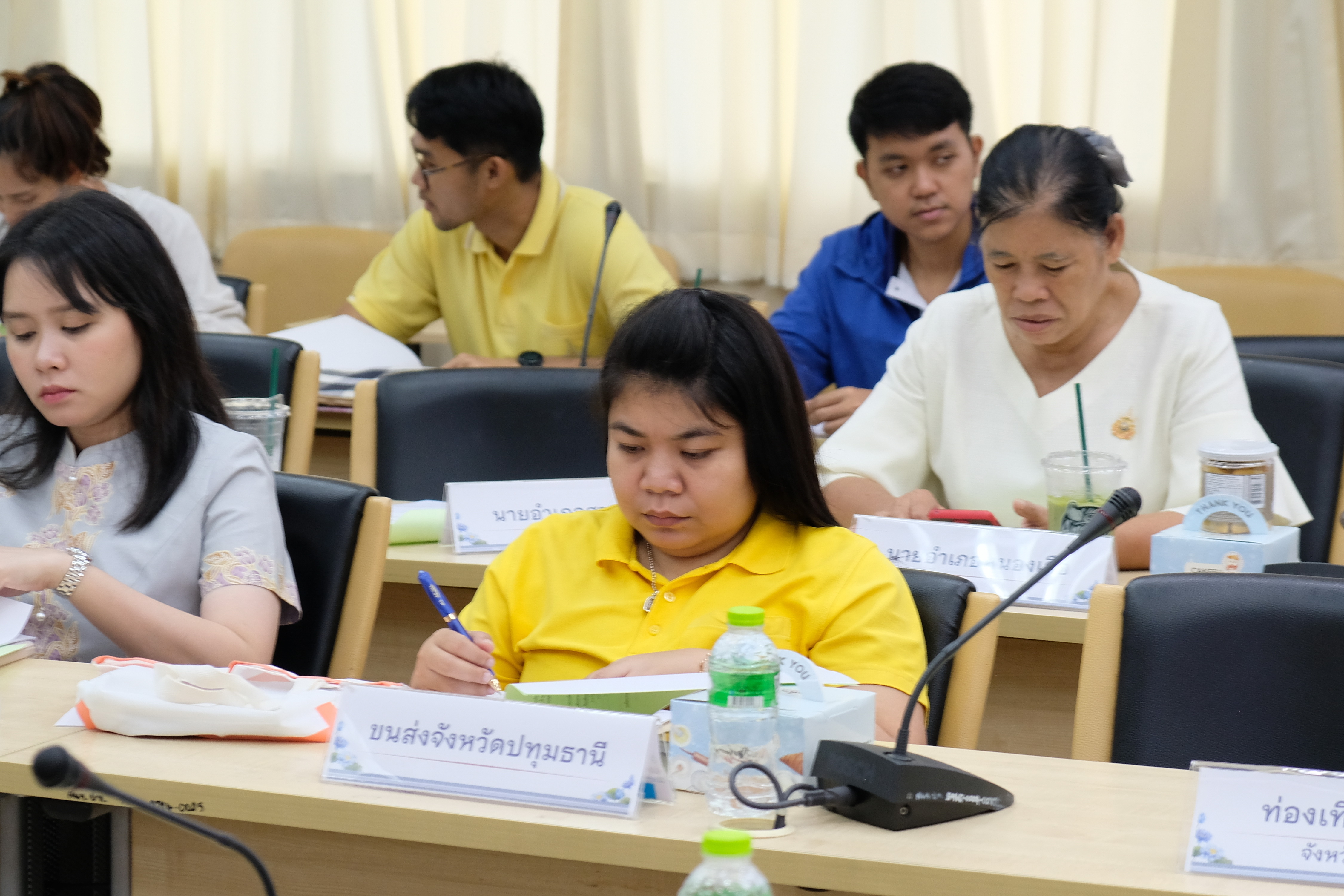 พช.ปทุมธานี “นำเสนอผลการจัดเก็บข้อมูลความจำเป็นพื้นฐาน (จปฐ.) ระดับจังหวัด ประจำปี ๒๕๖๗”