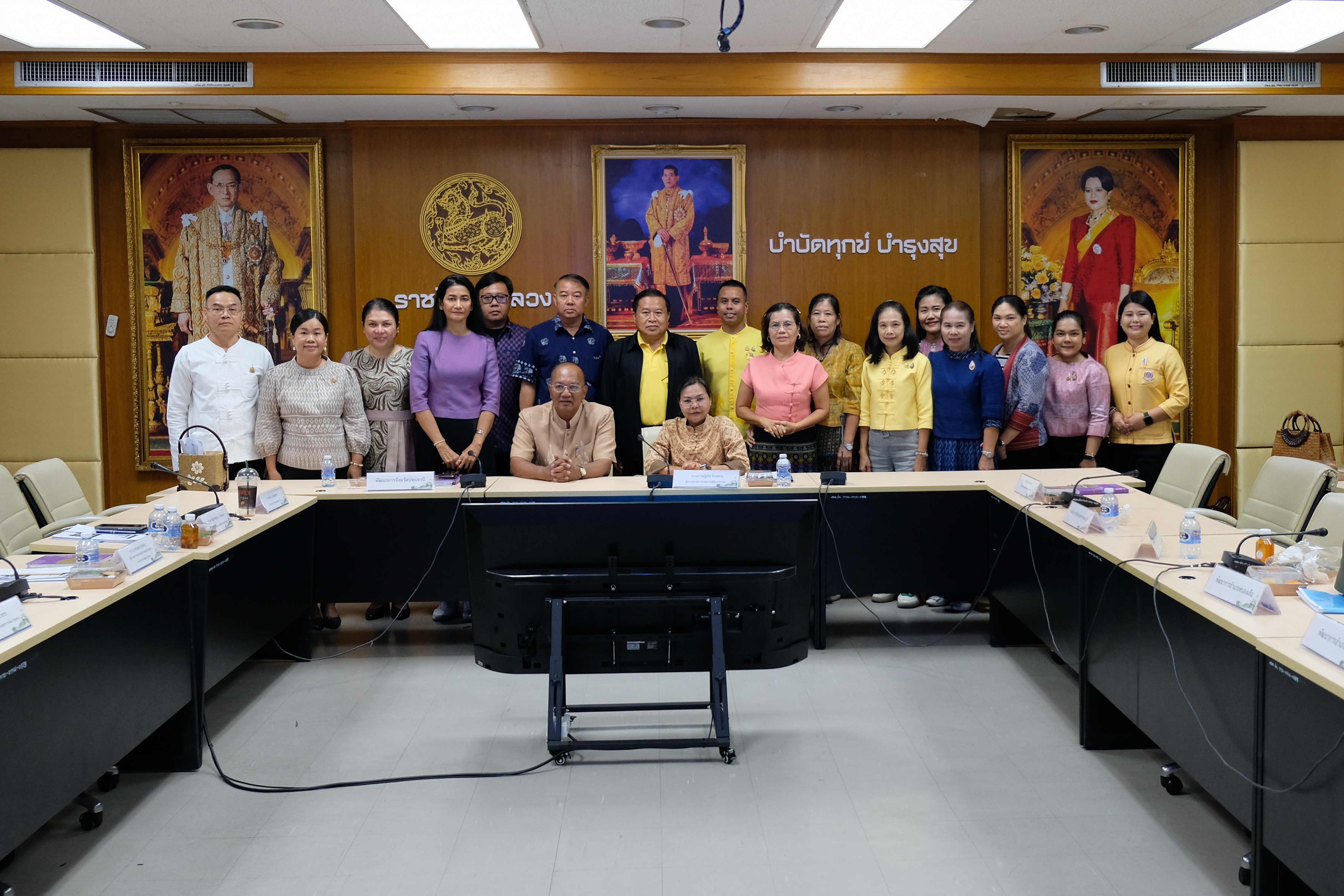 พช.ปทุมธานี “ผู้ตรวจราชการกรมการพัฒนาชุมชน ตรวจติดตามผลการปฏิบัติราชการ พื้นที่จังหวัดปทุมธานี”