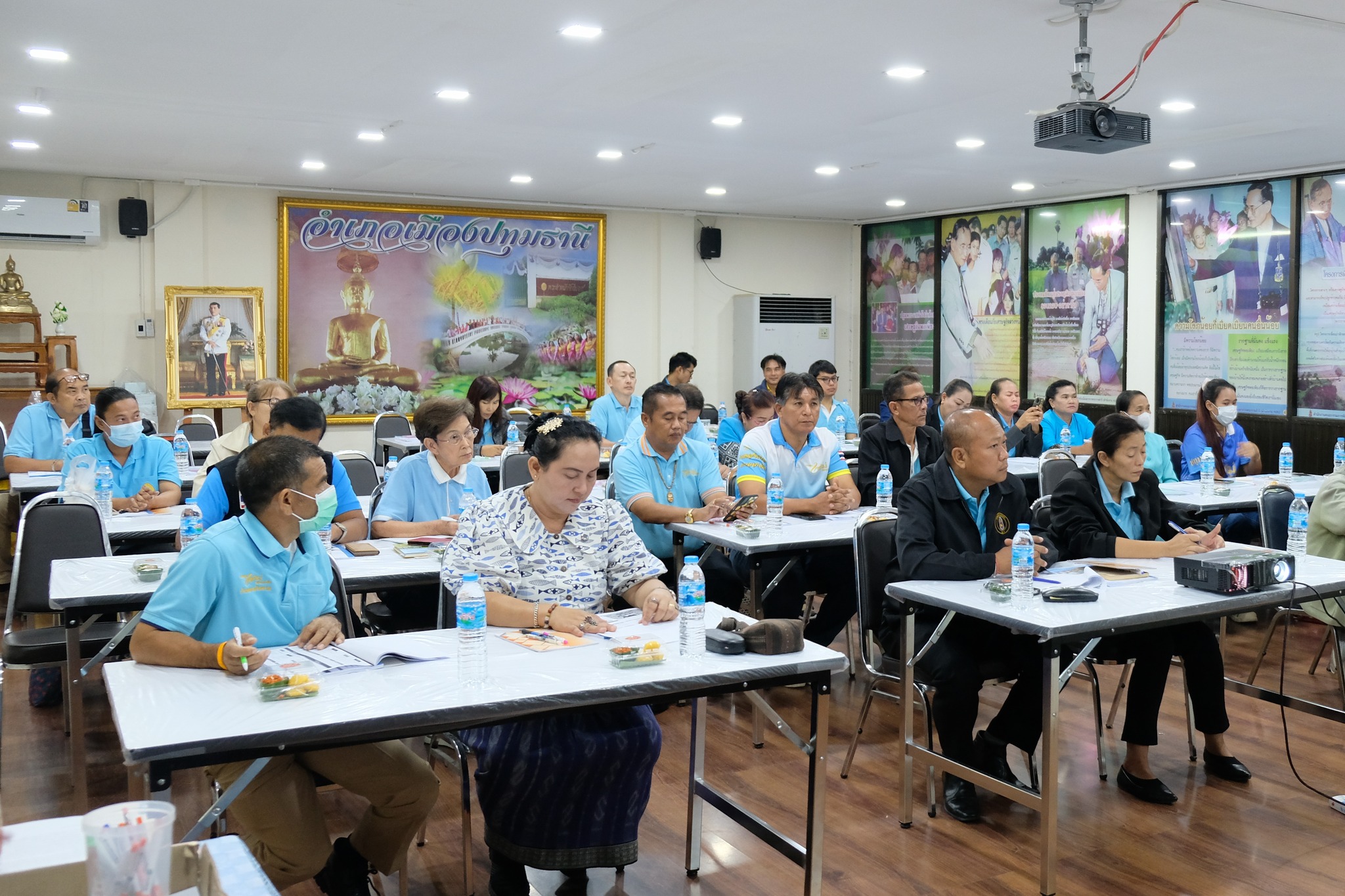 พช.ปทุมธานี “ดำเนินโครงการประชุมเชิงปฏิบัติการคณะกรรมการเครือข่ายกองทุนแม่ของแผ่นดินฯ”