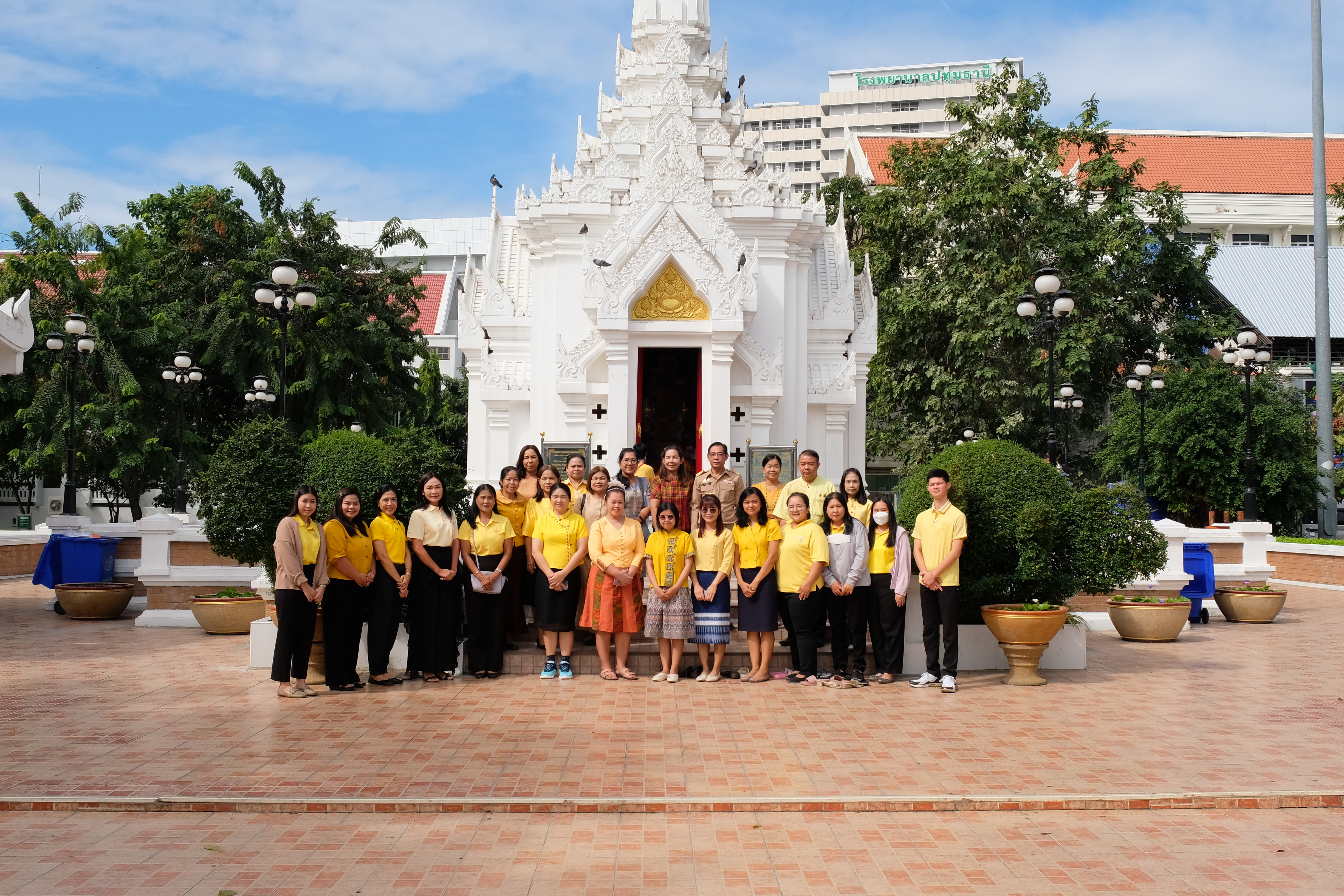 พช.ปทุมธานี “ร่วมต้อนรับพัฒนาการจังหวัดปทุมธานี คนที่ ๒๘”