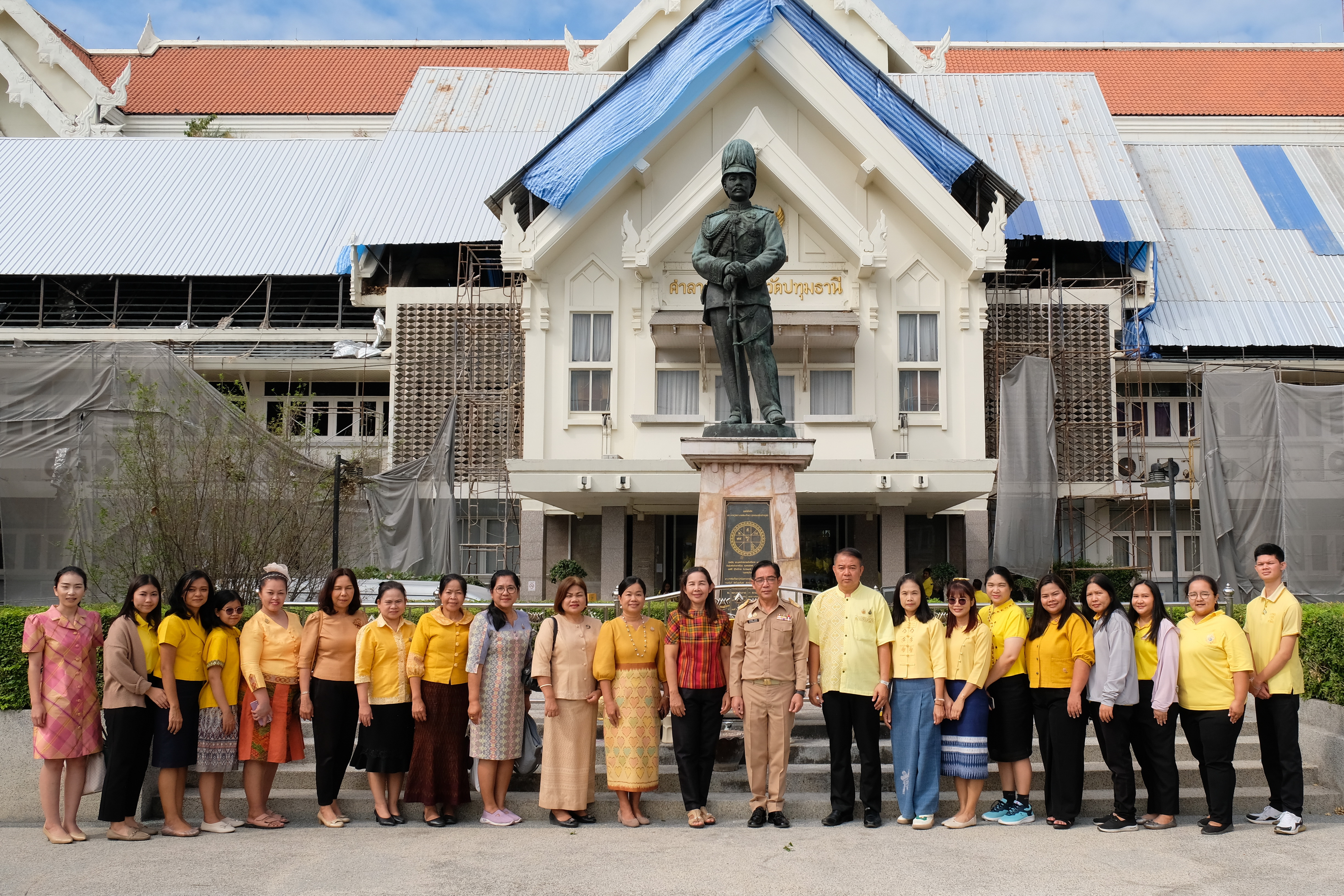 พช.ปทุมธานี “ร่วมต้อนรับพัฒนาการจังหวัดปทุมธานี คนที่ ๒๘”