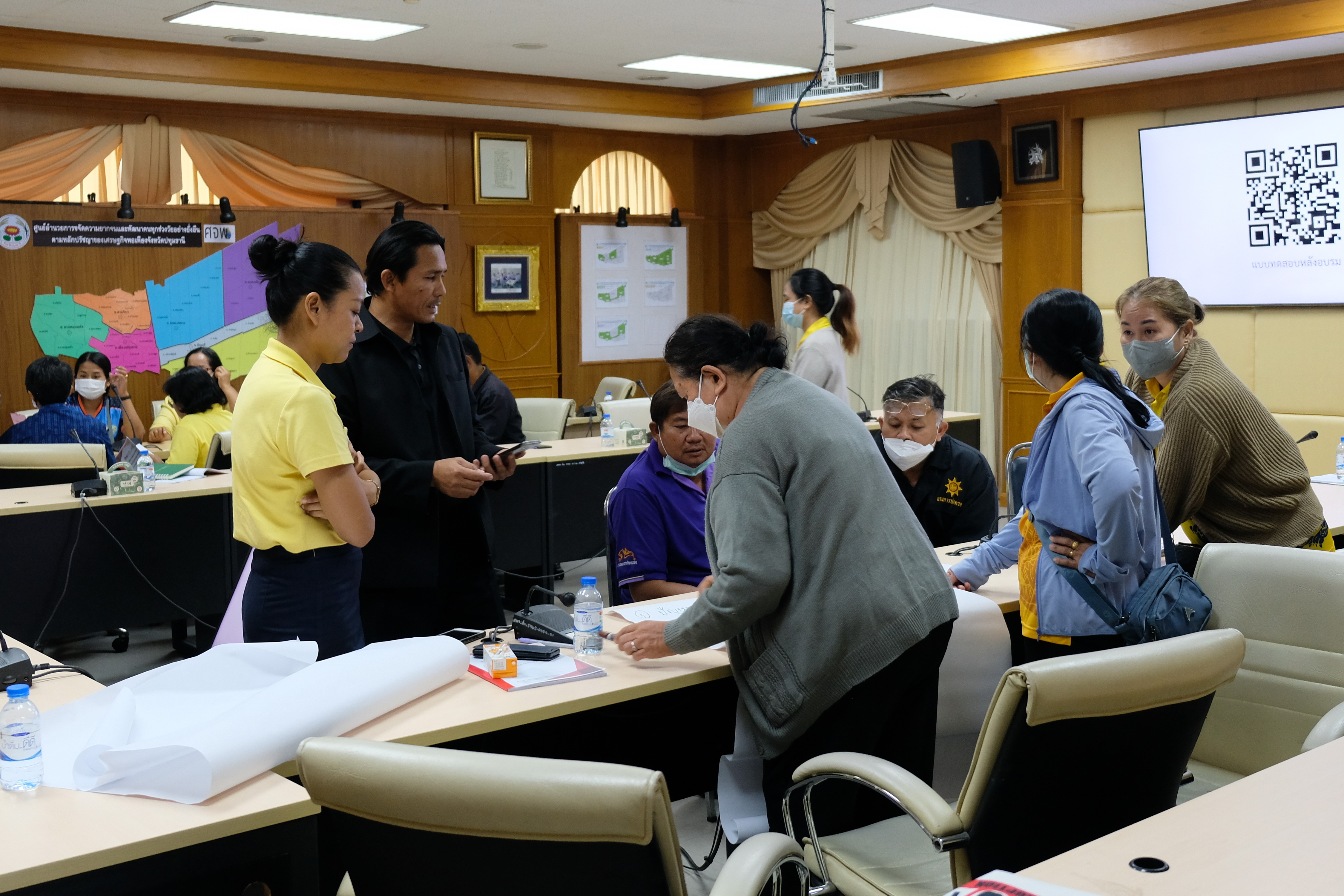 พช.ปทุมธานี “ดำเนินโครงการเพิ่มศักยภาพคณะกรรมการงานทุนชุมชนขับเคลื่อนเศรษฐกิจฐานราก และการเข้าถึงแหล่งทุนของประชาชนในชุมชน”