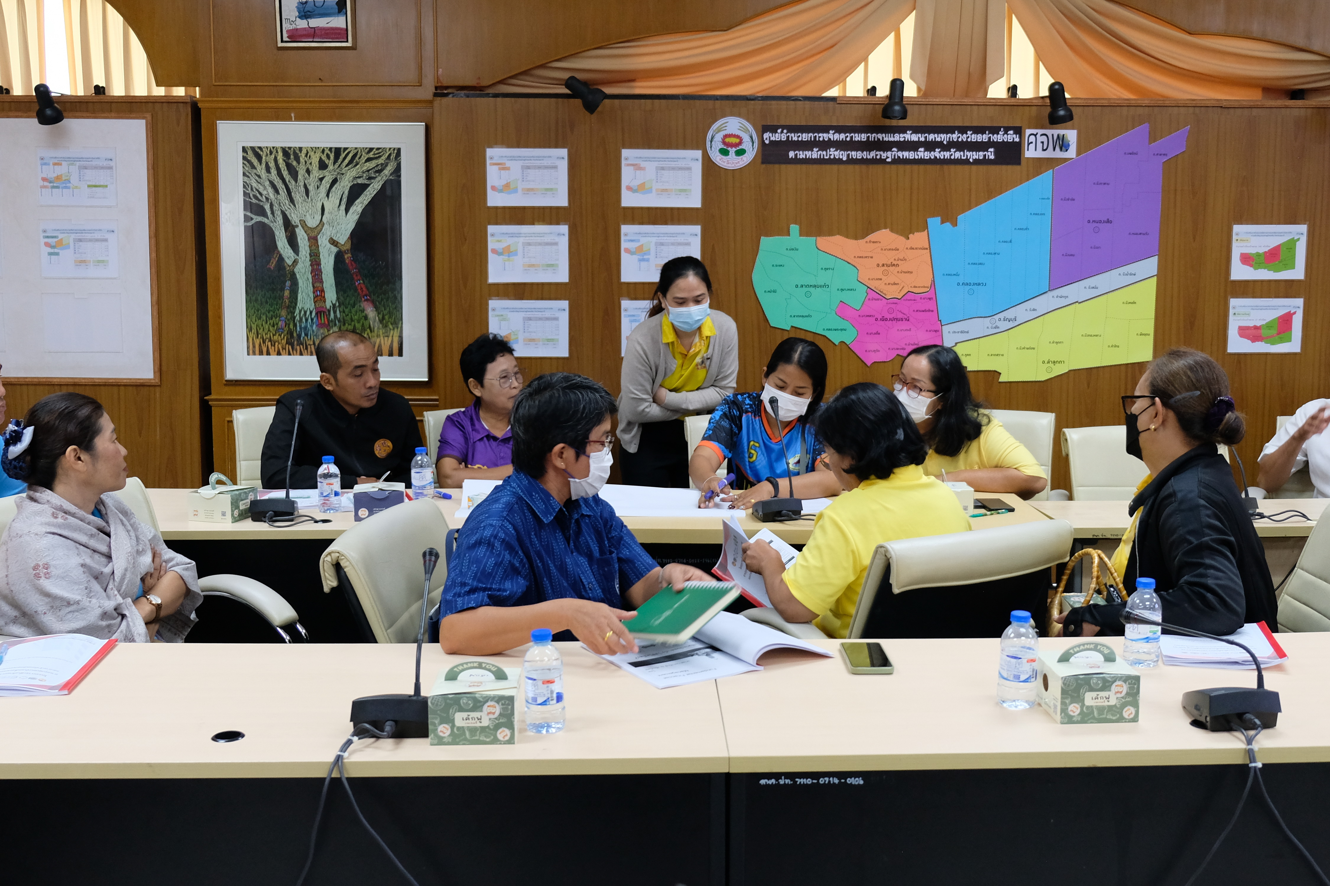 พช.ปทุมธานี “ดำเนินโครงการเพิ่มศักยภาพคณะกรรมการงานทุนชุมชนขับเคลื่อนเศรษฐกิจฐานราก และการเข้าถึงแหล่งทุนของประชาชนในชุมชน”