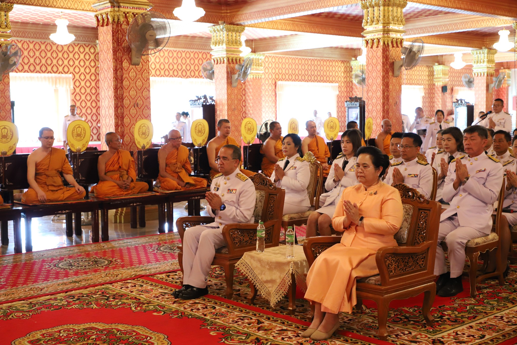 พช.ปทุมธานี “ร่วมพิธีเจริญพระพุทธมนต์เฉลิมพระเกียรติสมเด็จพระเจ้าลูกเธอ เจ้าฟ้าสิริวัณณวรี นารีรัตนราชกัญญา เนื่องในโอกาสวันคล้ายวันประสูติ ๘ มกราคม”
