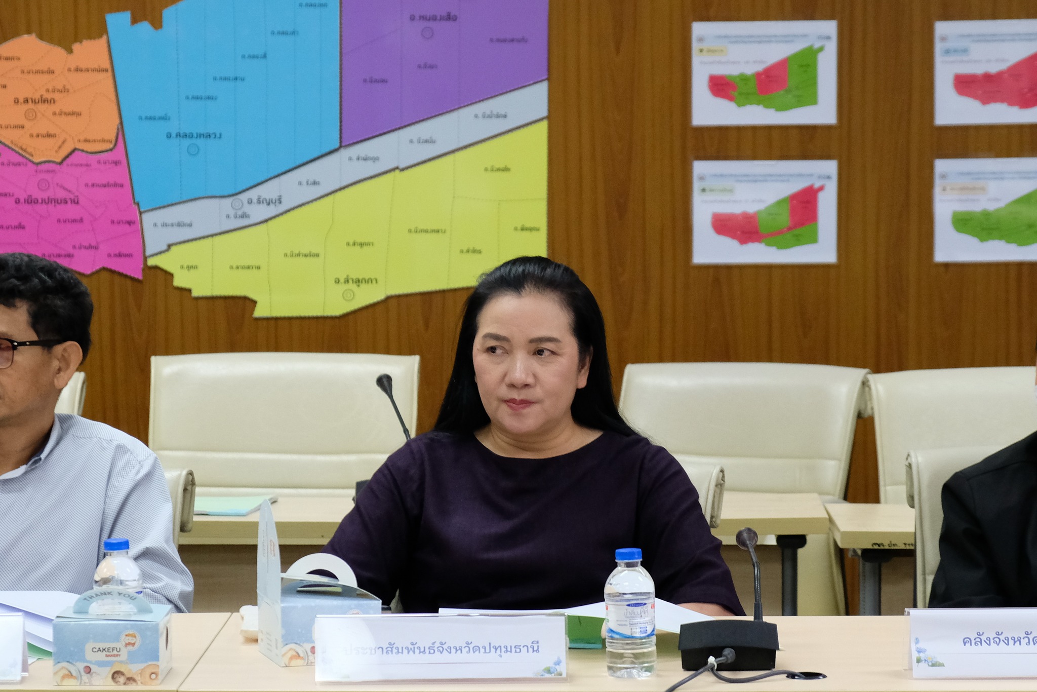 พช.ปทุมธานี “ร่วมประชุมคณะทำงานการพัฒนาเศรษฐกิจฐานรากและประชารัฐ จังหวัดปทุมธานี ครั้งที่ ๑/๒๕๖๘”