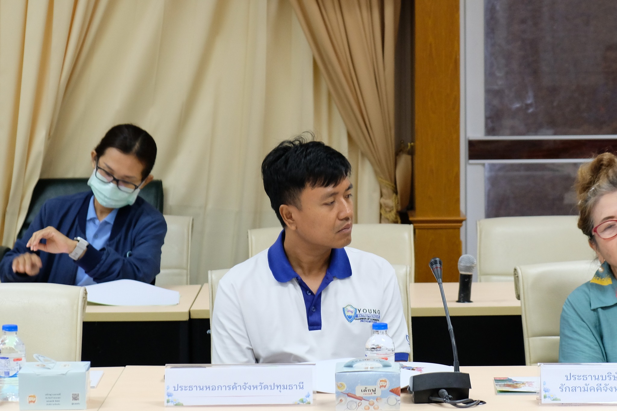 พช.ปทุมธานี “ร่วมประชุมคณะทำงานการพัฒนาเศรษฐกิจฐานรากและประชารัฐ จังหวัดปทุมธานี ครั้งที่ ๑/๒๕๖๘”