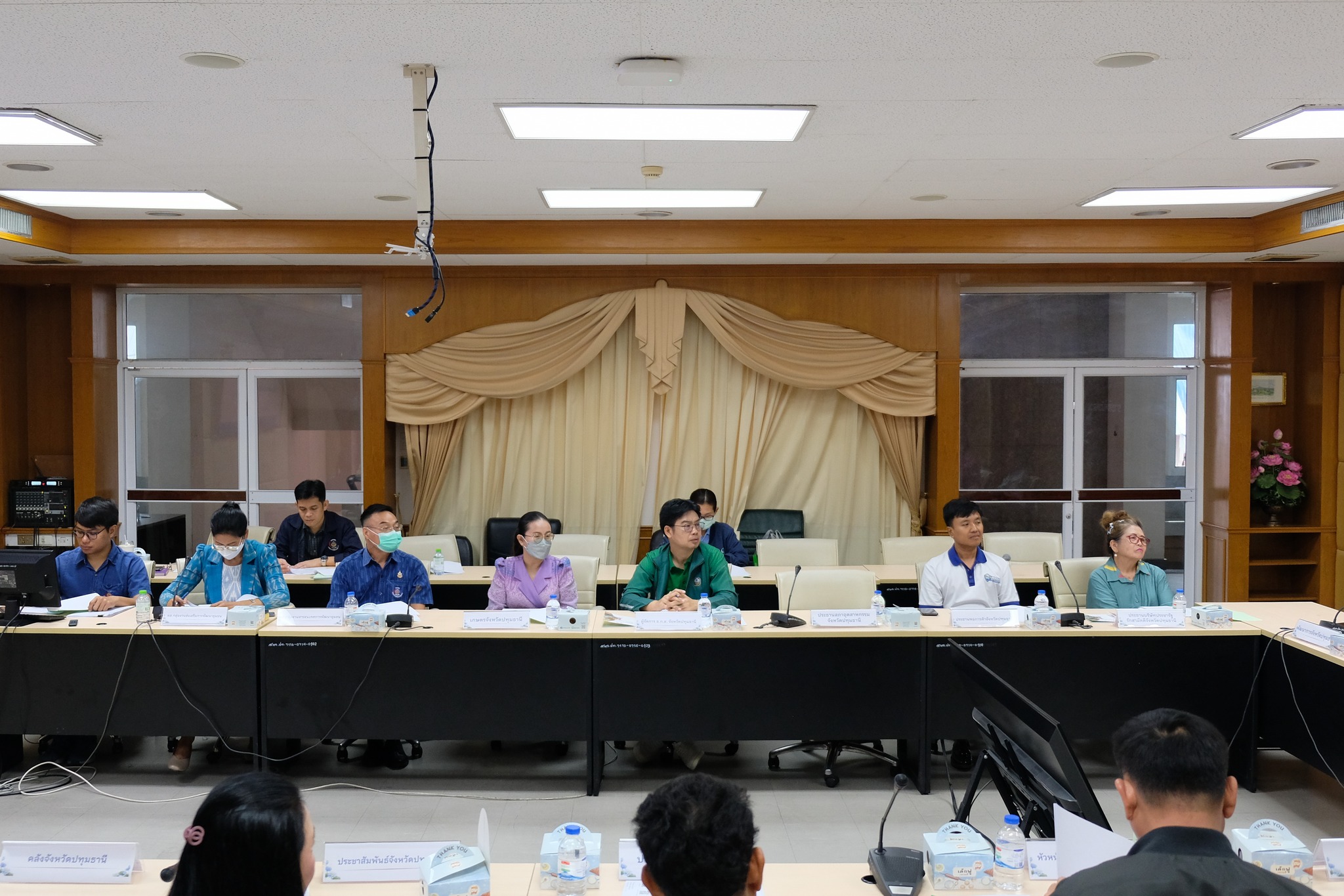 พช.ปทุมธานี “ร่วมประชุมคณะทำงานการพัฒนาเศรษฐกิจฐานรากและประชารัฐ จังหวัดปทุมธานี ครั้งที่ ๑/๒๕๖๘”