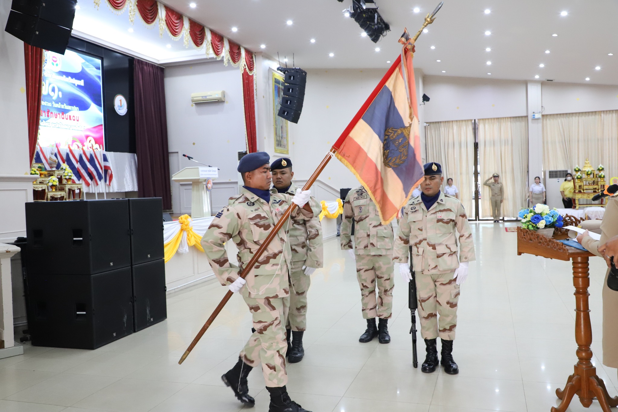 พช.ปทุมธานี “ร่วมพิธีวันคล้ายวันสถาปนากองอาสารักษาดินแดน ประจำปี ๒๕๖๘”