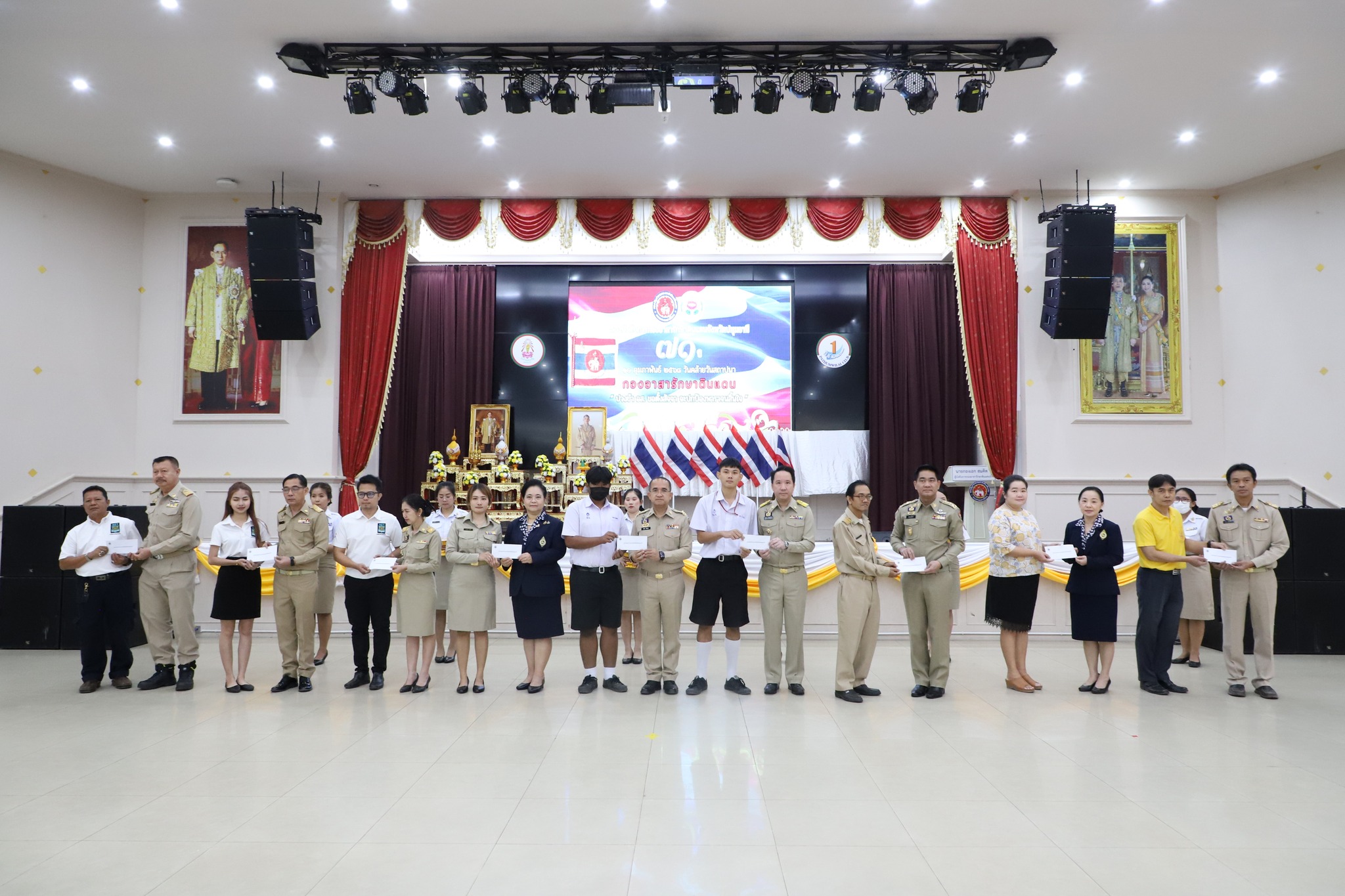 พช.ปทุมธานี “ร่วมพิธีวันคล้ายวันสถาปนากองอาสารักษาดินแดน ประจำปี ๒๕๖๘”