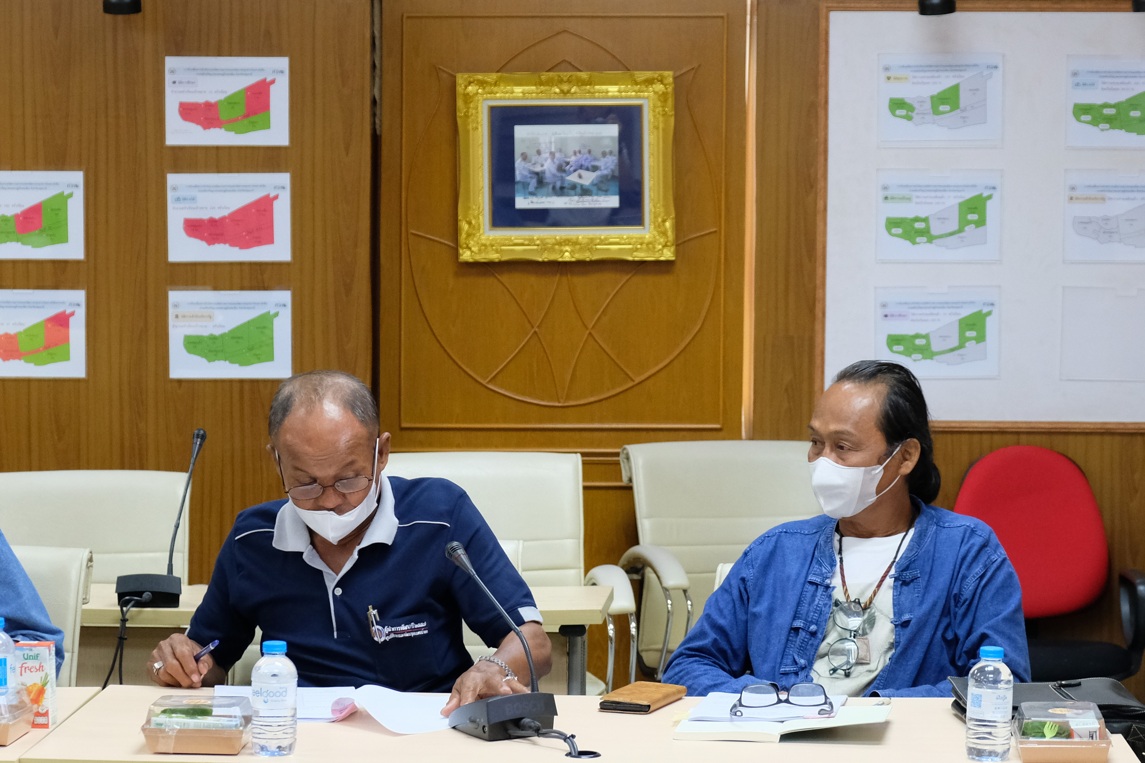 พช.ปทุมธานี “จัดประชุมเชิงปฏิบัติการสนับสนุนการขับเคลื่อนเครือข่ายศูนย์เรียนรู้การพัฒนาคุณภาพชีวิต ตามหลักทฤษฎีใหม่ ประยุกต์สู่ โคก หนอง นา ระดับจังหวัด”