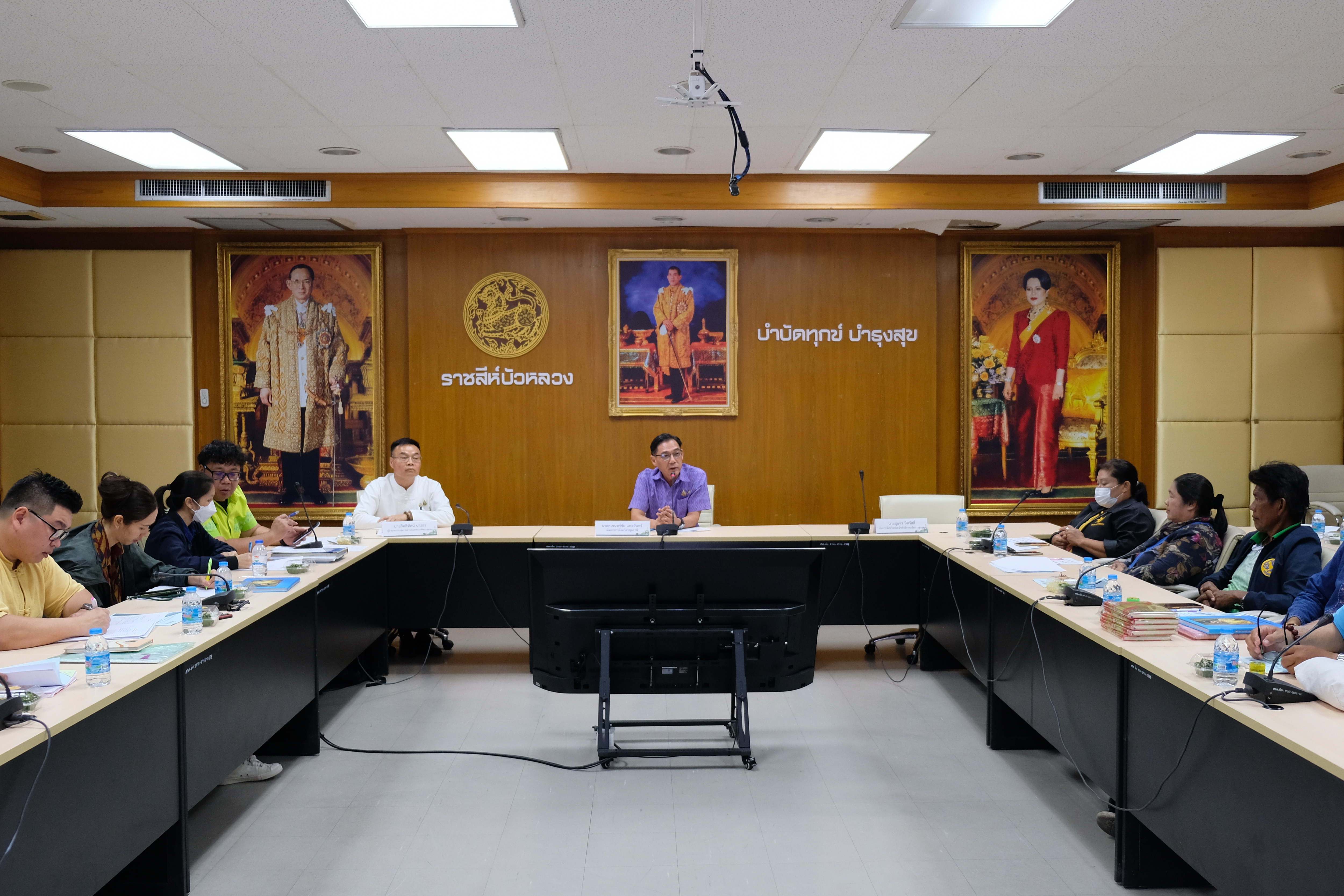 พช.ปทุมธานี “ดำเนินโครงการประชุมเชิงปฏิบัติการเสริมสร้างธรรมาภิบาลโครงการแก้ไขปัญหาความยากจน (กข.คจ.) ระดับจังหวัด”