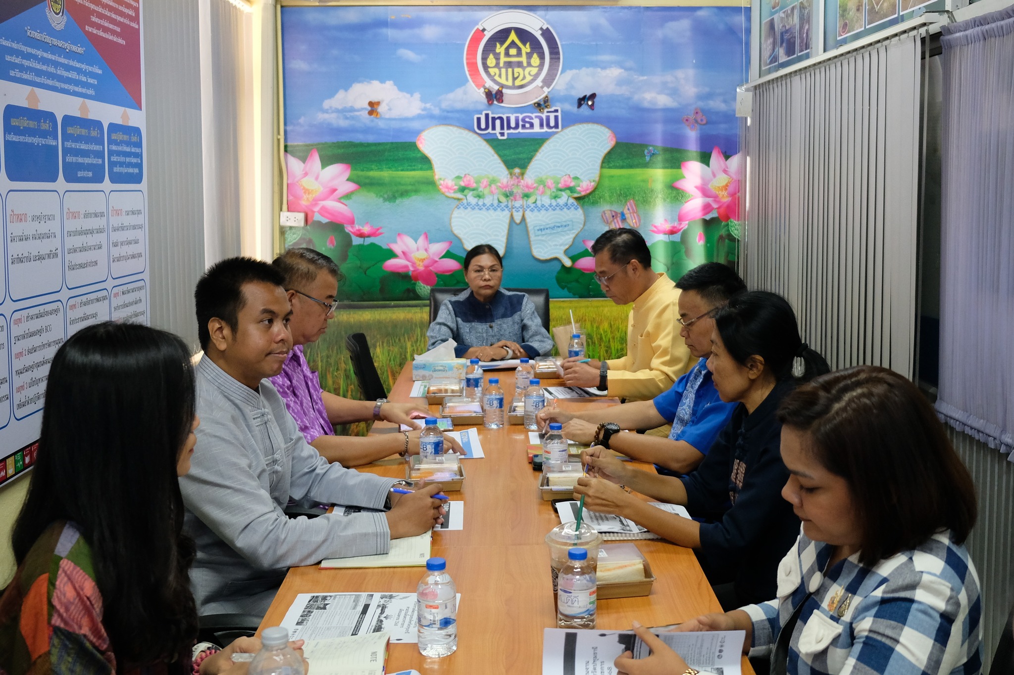 พช.ปทุมธานี “ผู้ตรวจราชการกรมการพัฒนาชุมชน ตรวจติดตามผลการปฏิบัติราชการ พื้นที่จังหวัดปทุมธานี”