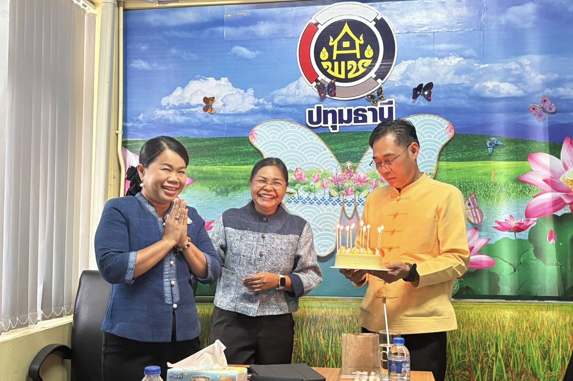 พช.ปทุมธานี “ผู้ตรวจราชการกรมการพัฒนาชุมชน ตรวจติดตามผลการปฏิบัติราชการ พื้นที่จังหวัดปทุมธานี”