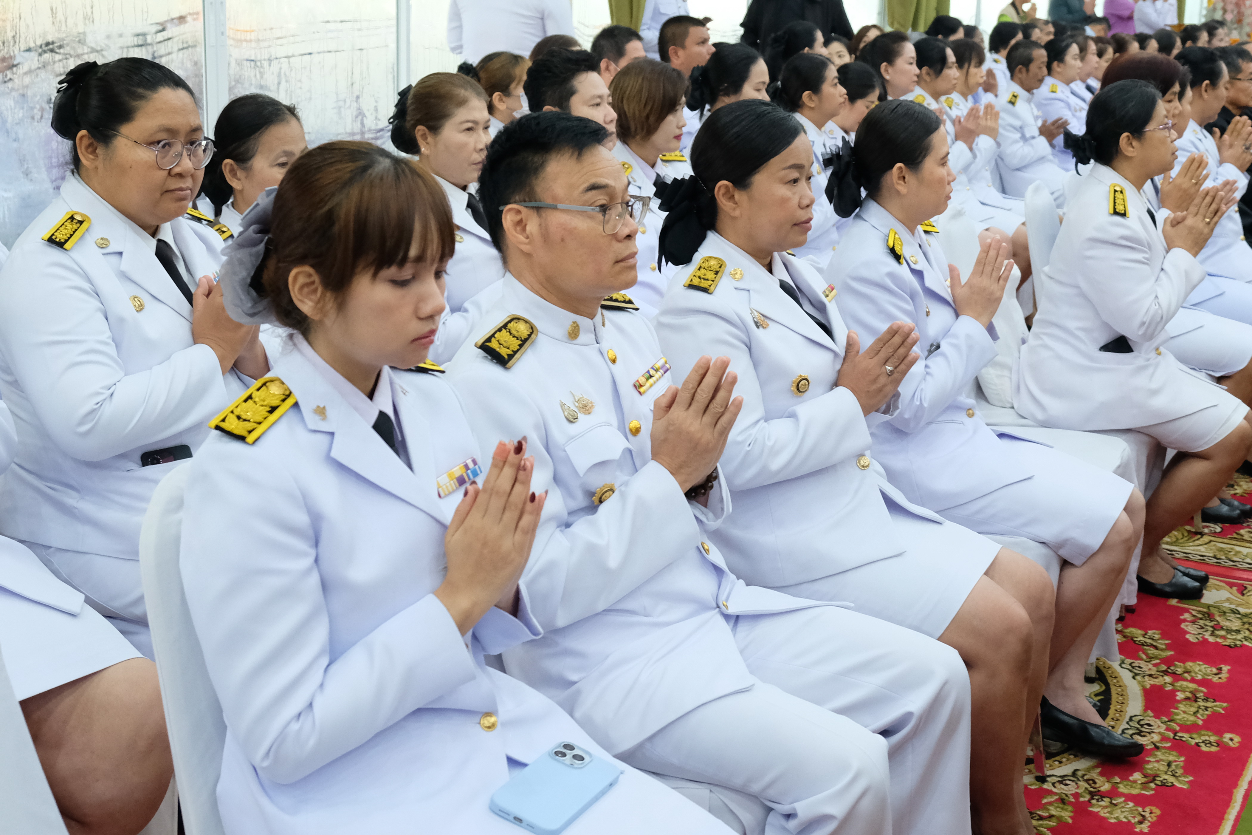 จังหวัดปทุมธานี “จัดพิธีเจริญพระพุทธมนต์เฉลิมพระเกียรติสมเด็จพระกนิษฐาธิราชเจ้า กรมสมเด็จพระเทพรัตนราชสุดาฯ สยามบรมราชกุมารี เนื่องในโอกาสวันคล้ายวันพระราชสมภพ ๒ เมษายน ๒๕๖๘ พร้อมพิธีทอดผ้าป่าสมทบกองทุนพัฒนาเด็กชนบท ในพระราชูปถัมภ์ฯ และพิธีบรรพชาสามเณรและบวชศีลจาริณี”