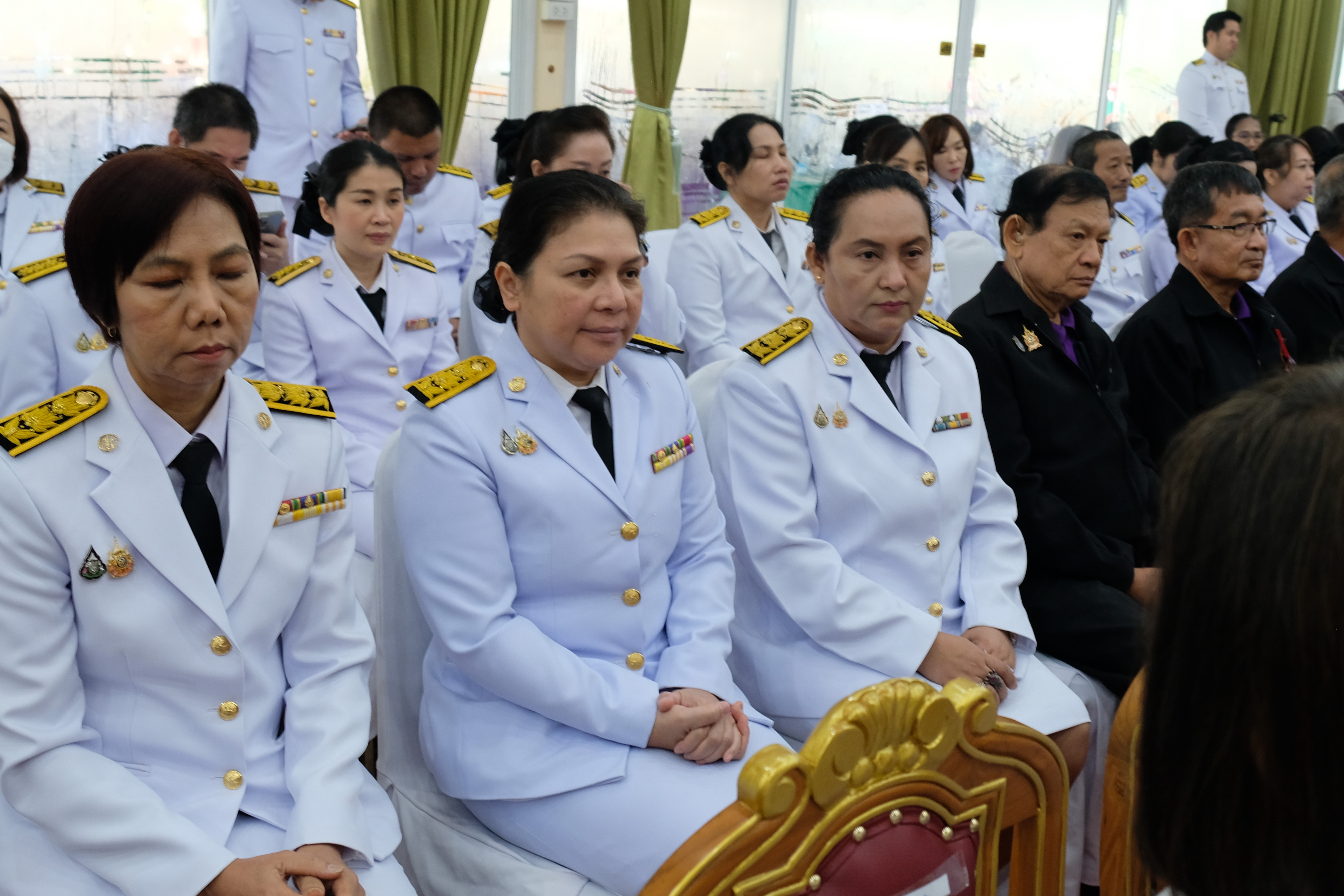 จังหวัดปทุมธานี “จัดพิธีเจริญพระพุทธมนต์เฉลิมพระเกียรติสมเด็จพระกนิษฐาธิราชเจ้า กรมสมเด็จพระเทพรัตนราชสุดาฯ สยามบรมราชกุมารี เนื่องในโอกาสวันคล้ายวันพระราชสมภพ ๒ เมษายน ๒๕๖๘ พร้อมพิธีทอดผ้าป่าสมทบกองทุนพัฒนาเด็กชนบท ในพระราชูปถัมภ์ฯ และพิธีบรรพชาสามเณรและบวชศีลจาริณี”