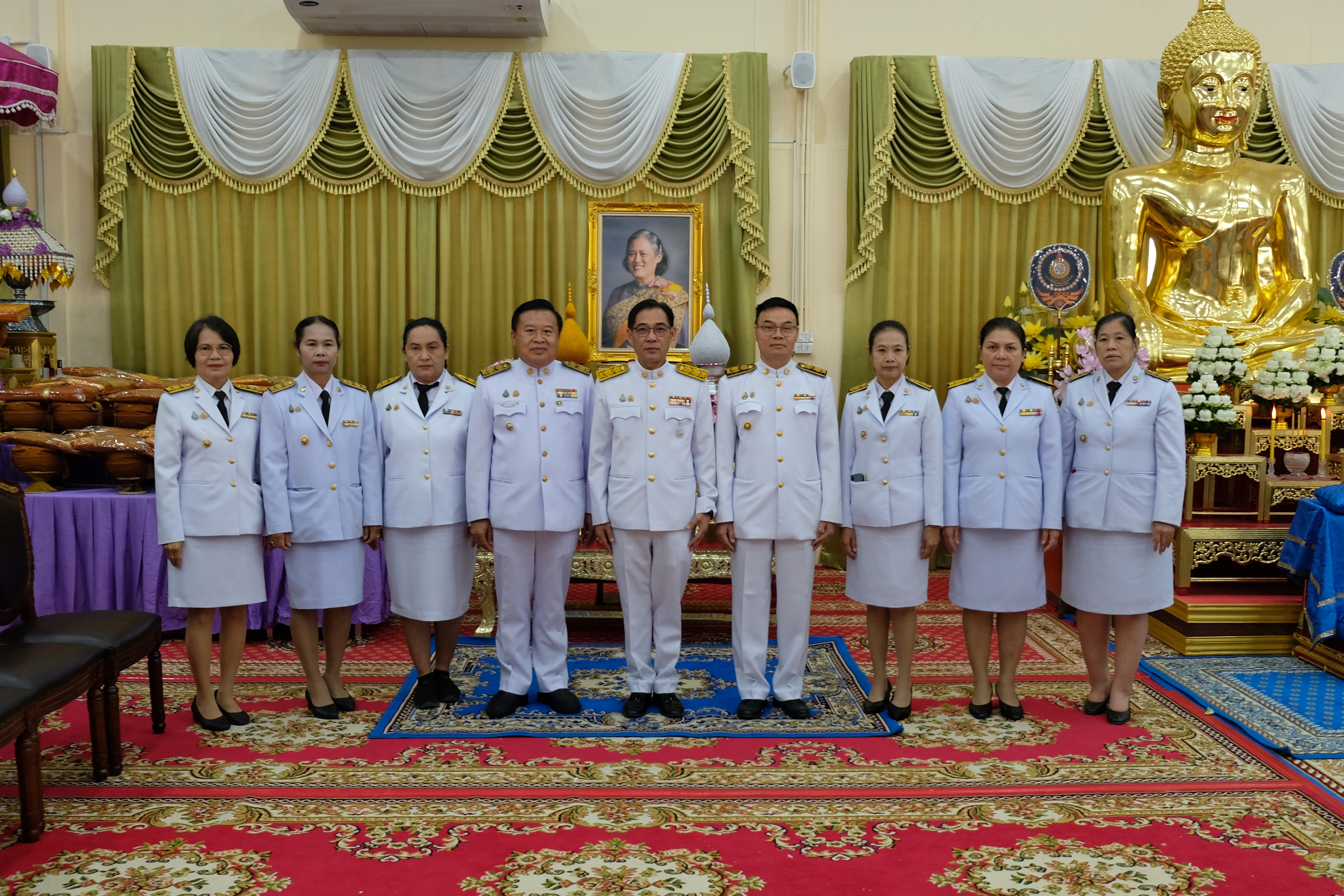 จังหวัดปทุมธานี “จัดพิธีเจริญพระพุทธมนต์เฉลิมพระเกียรติสมเด็จพระกนิษฐาธิราชเจ้า กรมสมเด็จพระเทพรัตนราชสุดาฯ สยามบรมราชกุมารี เนื่องในโอกาสวันคล้ายวันพระราชสมภพ ๒ เมษายน ๒๕๖๘ พร้อมพิธีทอดผ้าป่าสมทบกองทุนพัฒนาเด็กชนบท ในพระราชูปถัมภ์ฯ และพิธีบรรพชาสามเณรและบวชศีลจาริณี”