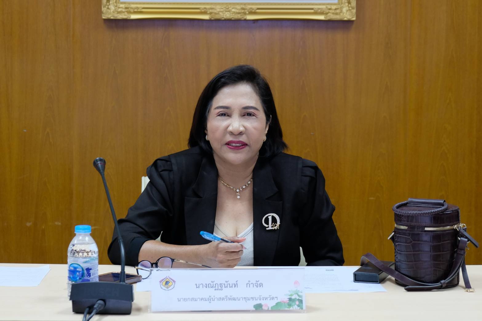 พช.ปทุมธานี “ร่วมประชุมคณะกรรมการสมาคมผู้นำสตรีพัฒนาชุมชนจังหวัดปทุมธานี ครั้งที่ ๒/๒๖๖๘